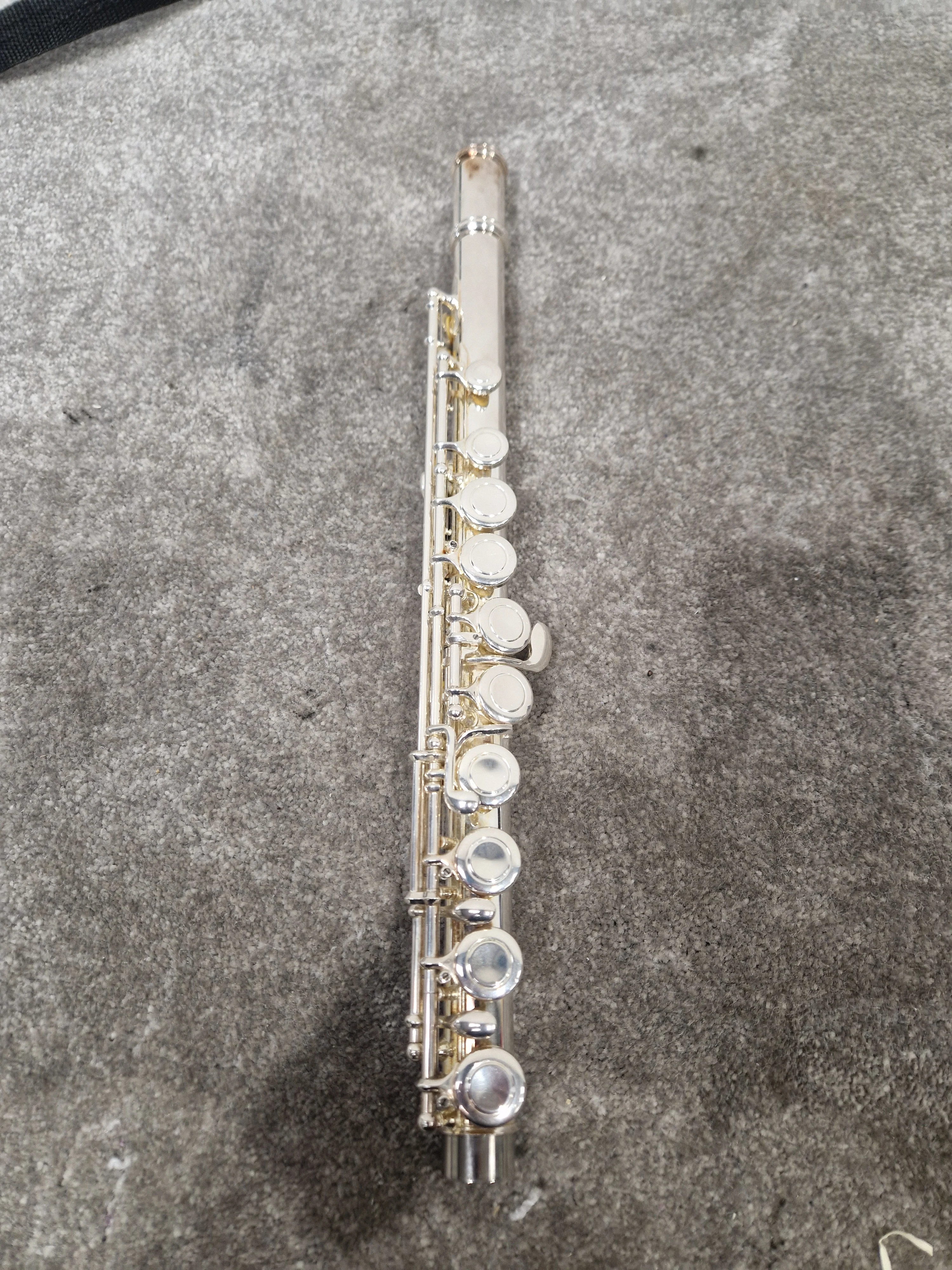 Trevor James Tj10-2 Flute - Sterling Silver Headjoint, Hand-Cut Embouchure - Excellent w/ Soft Case & Flute Cleaner - Image 5