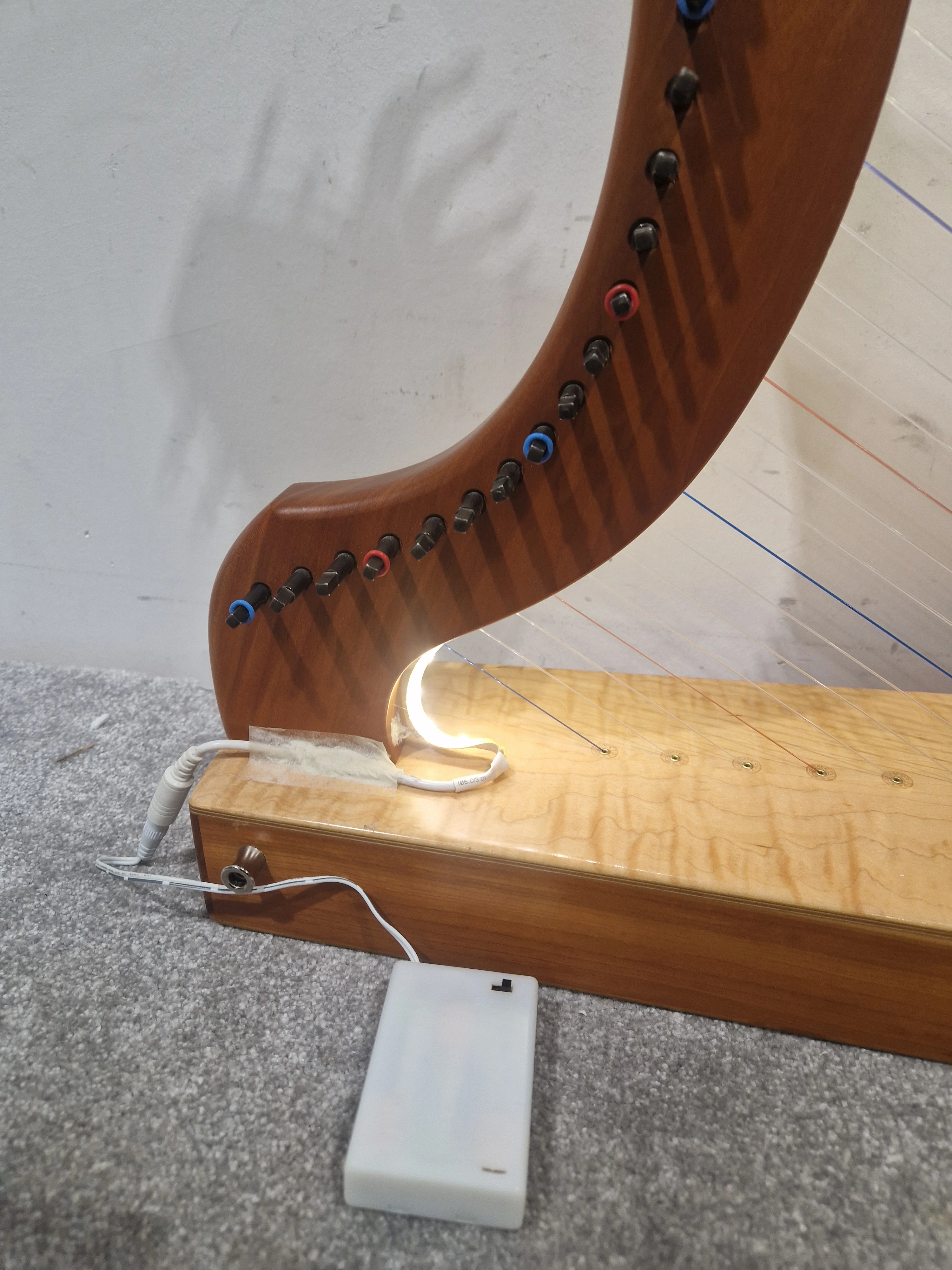 Triplett Christina 25 Therapy Harp S/N 05514 - Light System Installed - Excellent w/ Soft Case And Certification - Image 13