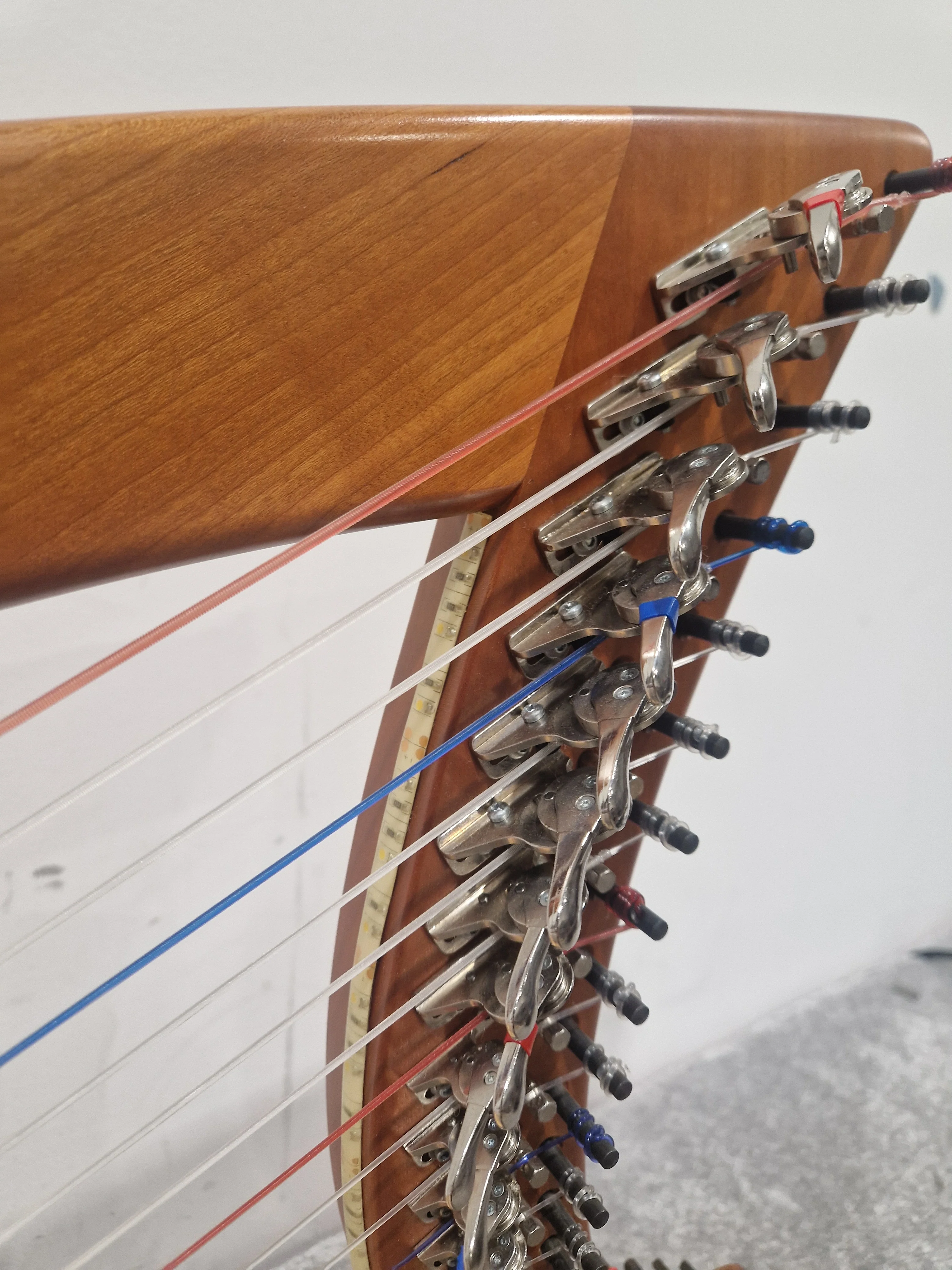 Triplett Christina 25 Therapy Harp S/N 05514 - Light System Installed - Excellent w/ Soft Case And Certification - Image 16
