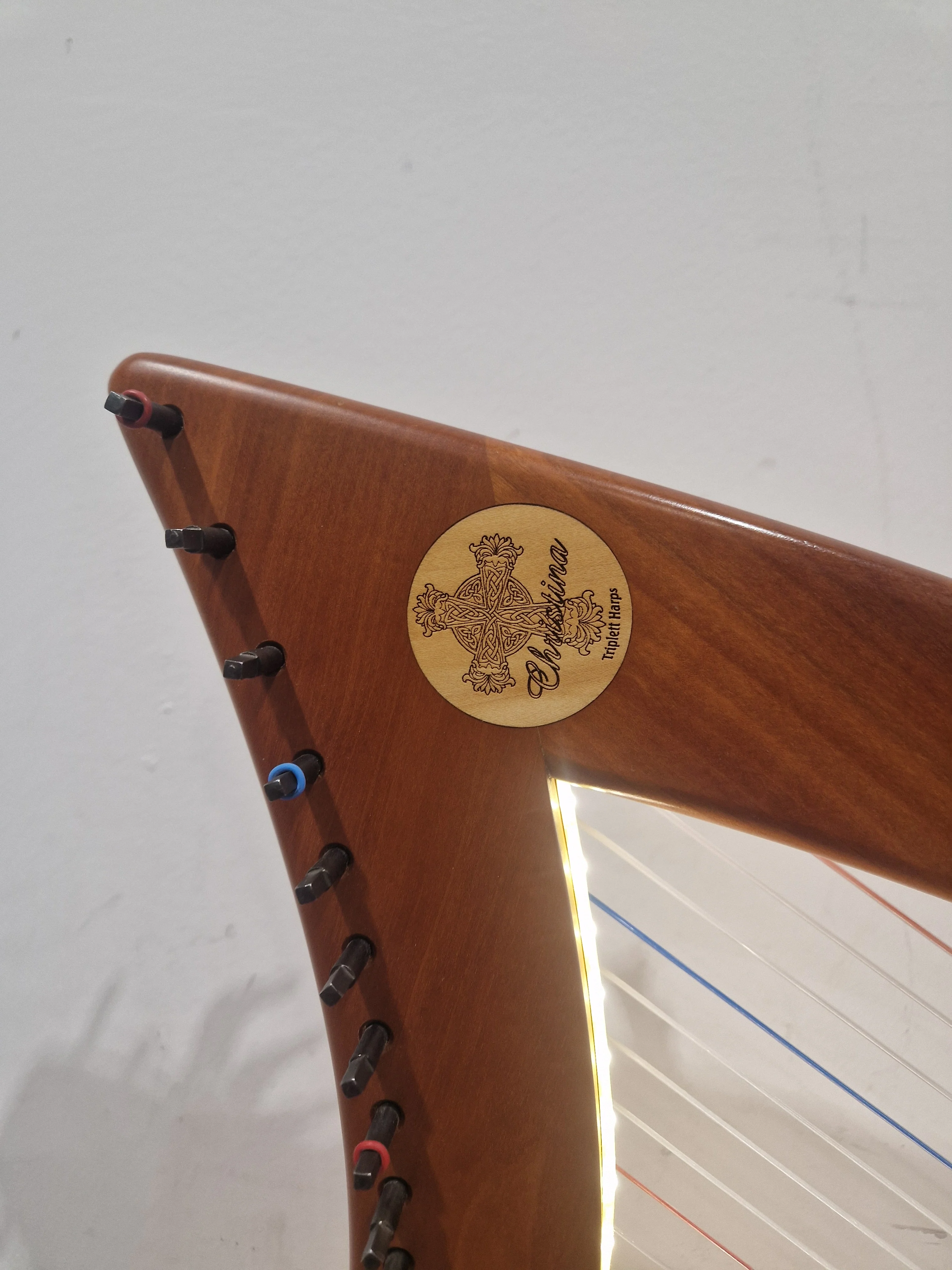 Triplett Christina 25 Therapy Harp S/N 05514 - Light System Installed - Excellent w/ Soft Case And Certification - Image 23