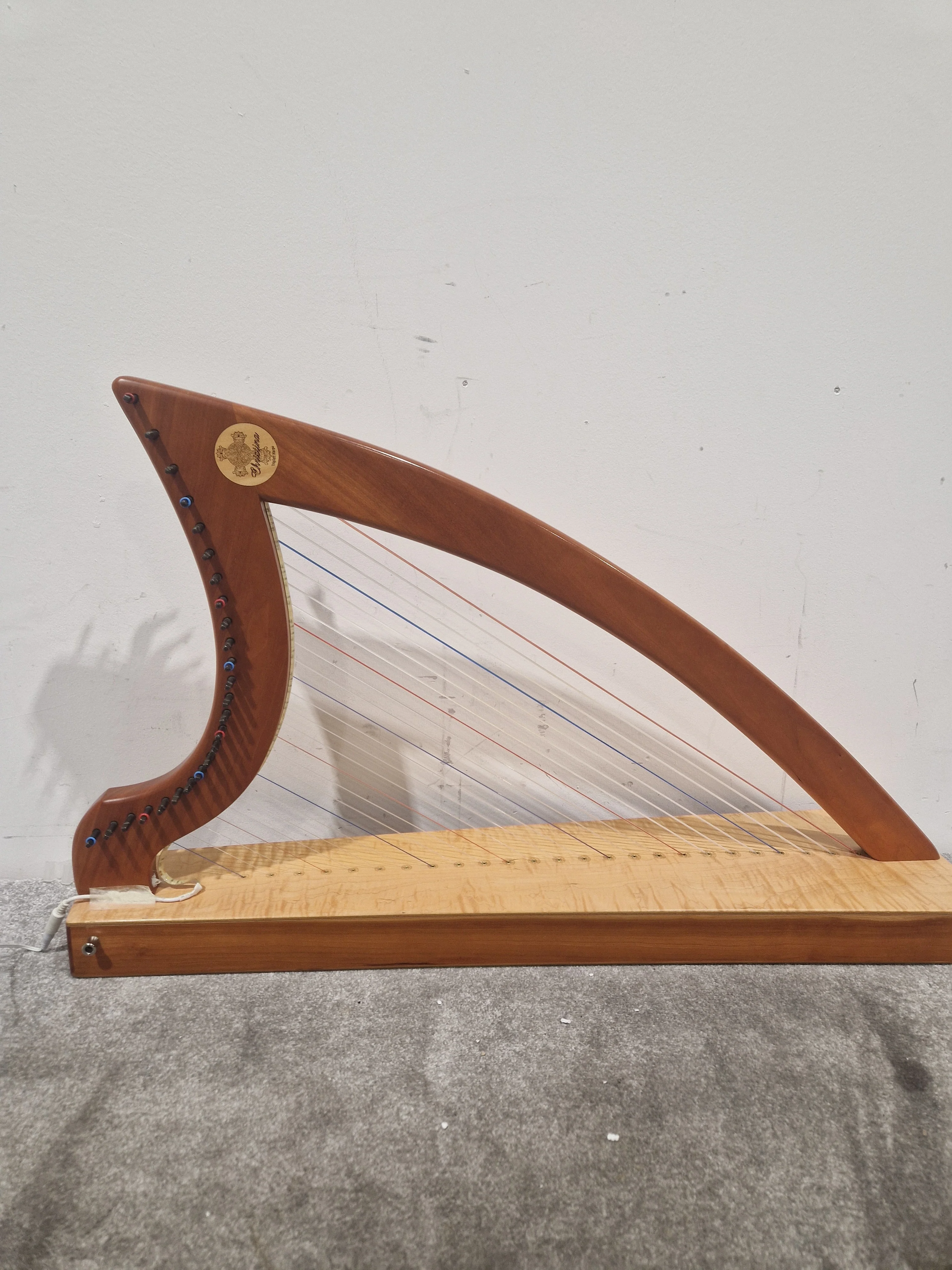 Triplett Christina 25 Therapy Harp S/N 05514 - Light System Installed - Excellent w/ Soft Case And Certification - Image 3