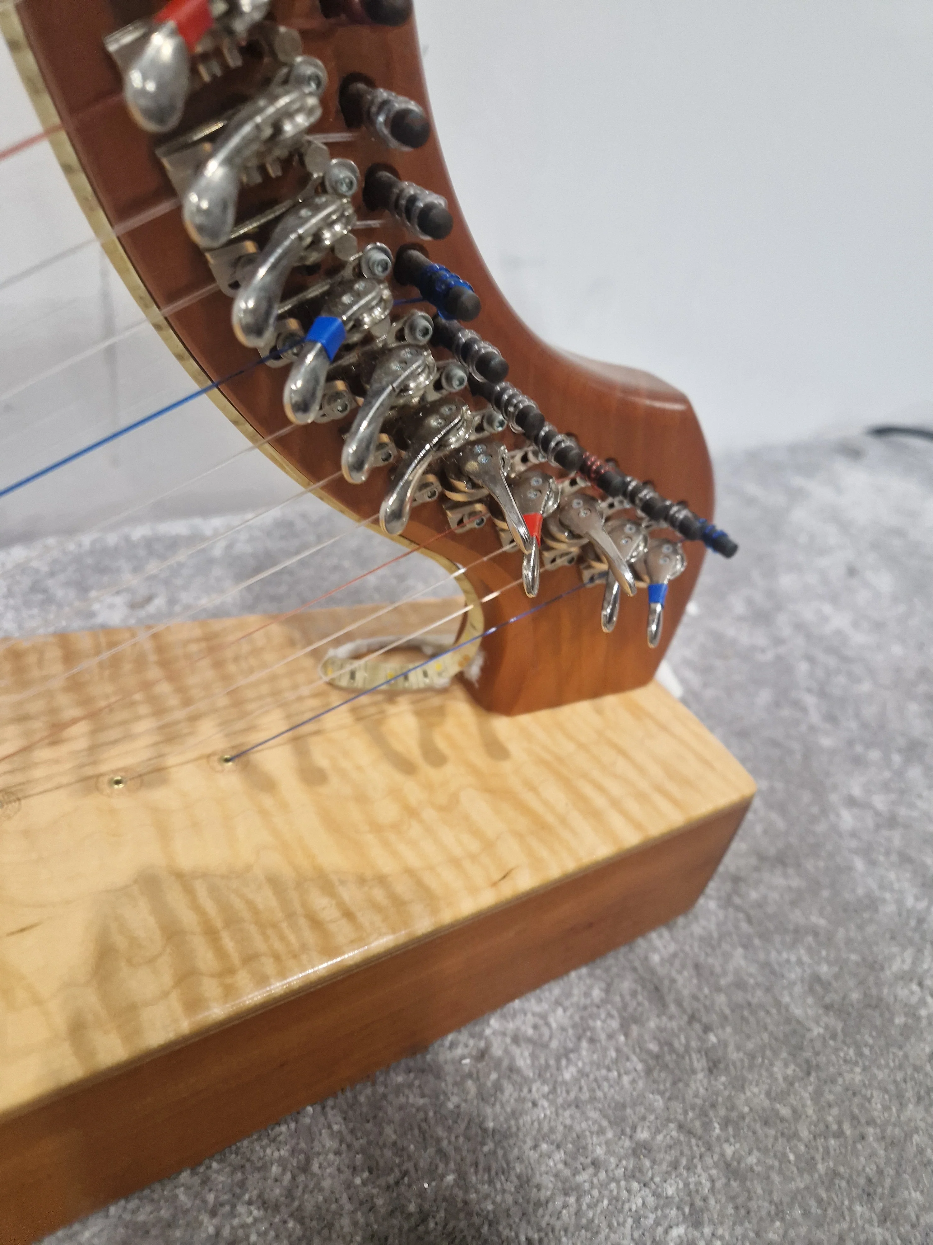 Triplett Christina 25 Therapy Harp S/N 05514 - Light System Installed - Excellent w/ Soft Case And Certification - Image 6