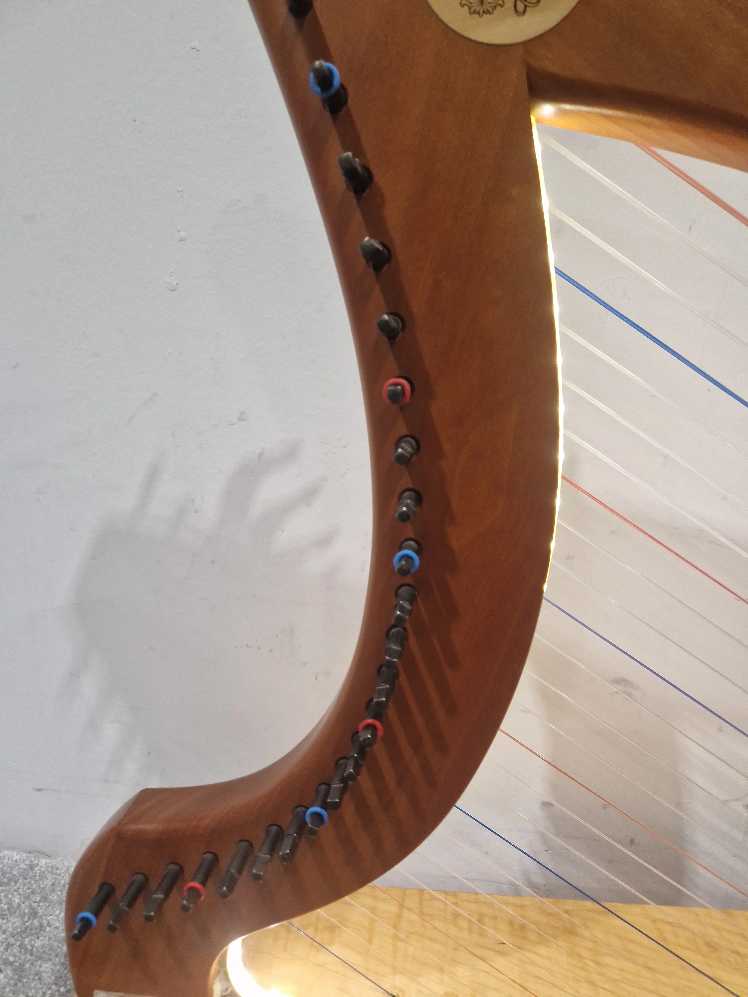 Triplett Christina 25 Therapy Harp S/N 05514 - Light System Installed - Excellent w/ Soft Case And Certification - Image 8