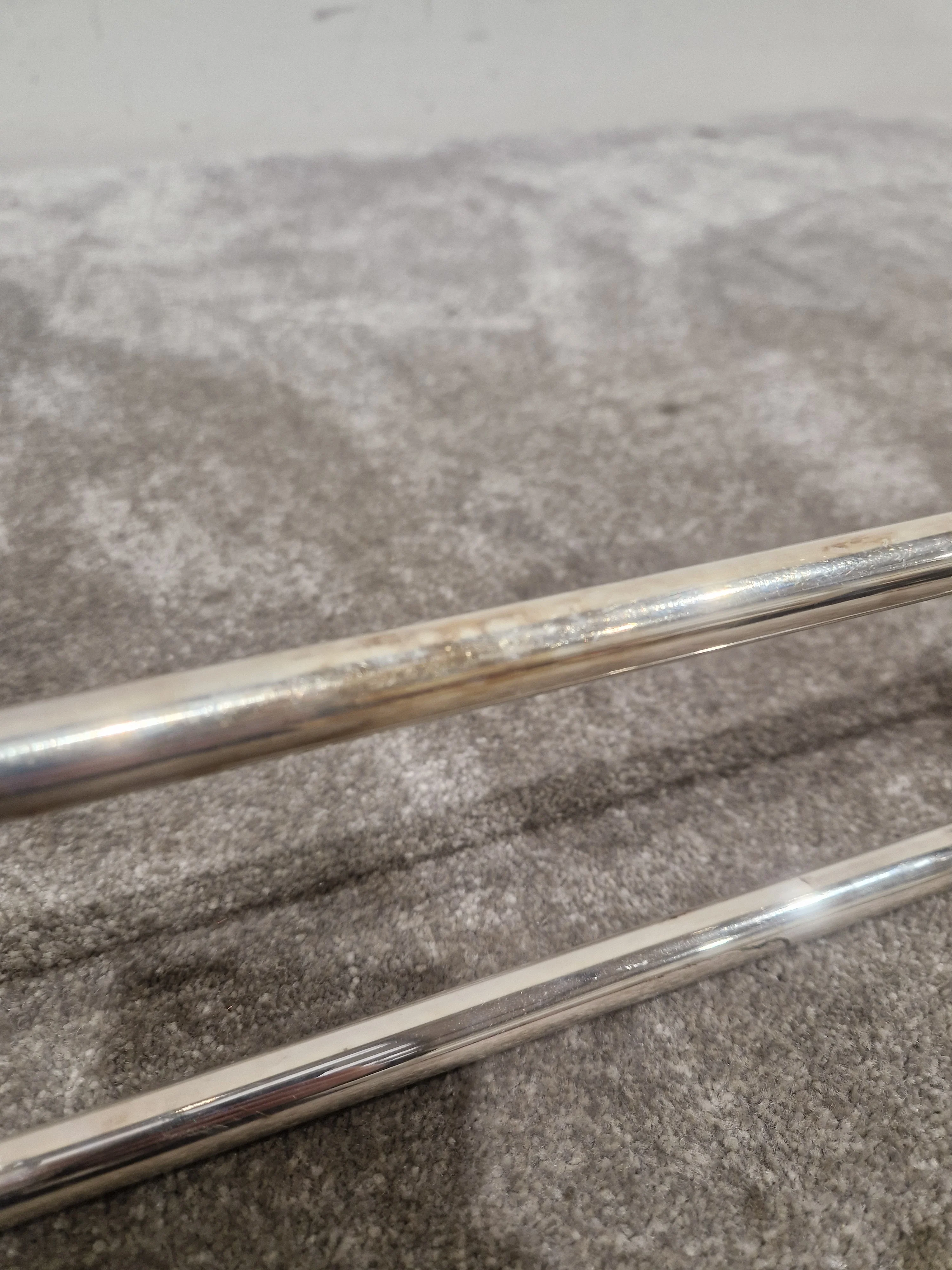 Boosey & Hawkes Regent Silver Trombone - Fair w/ Hard Case - Image 11