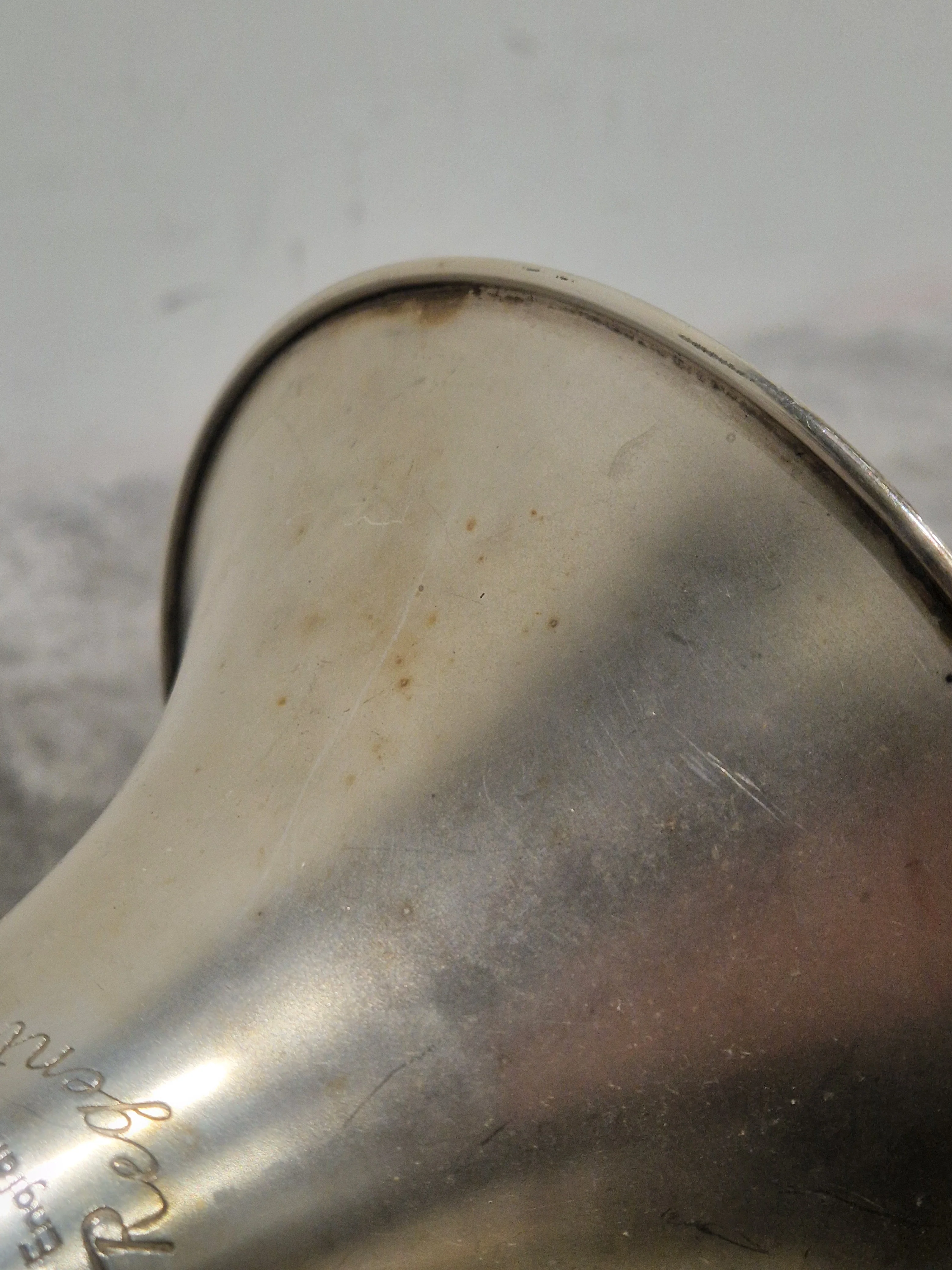 Boosey & Hawkes Regent Silver Trombone - Fair w/ Hard Case - Image 15