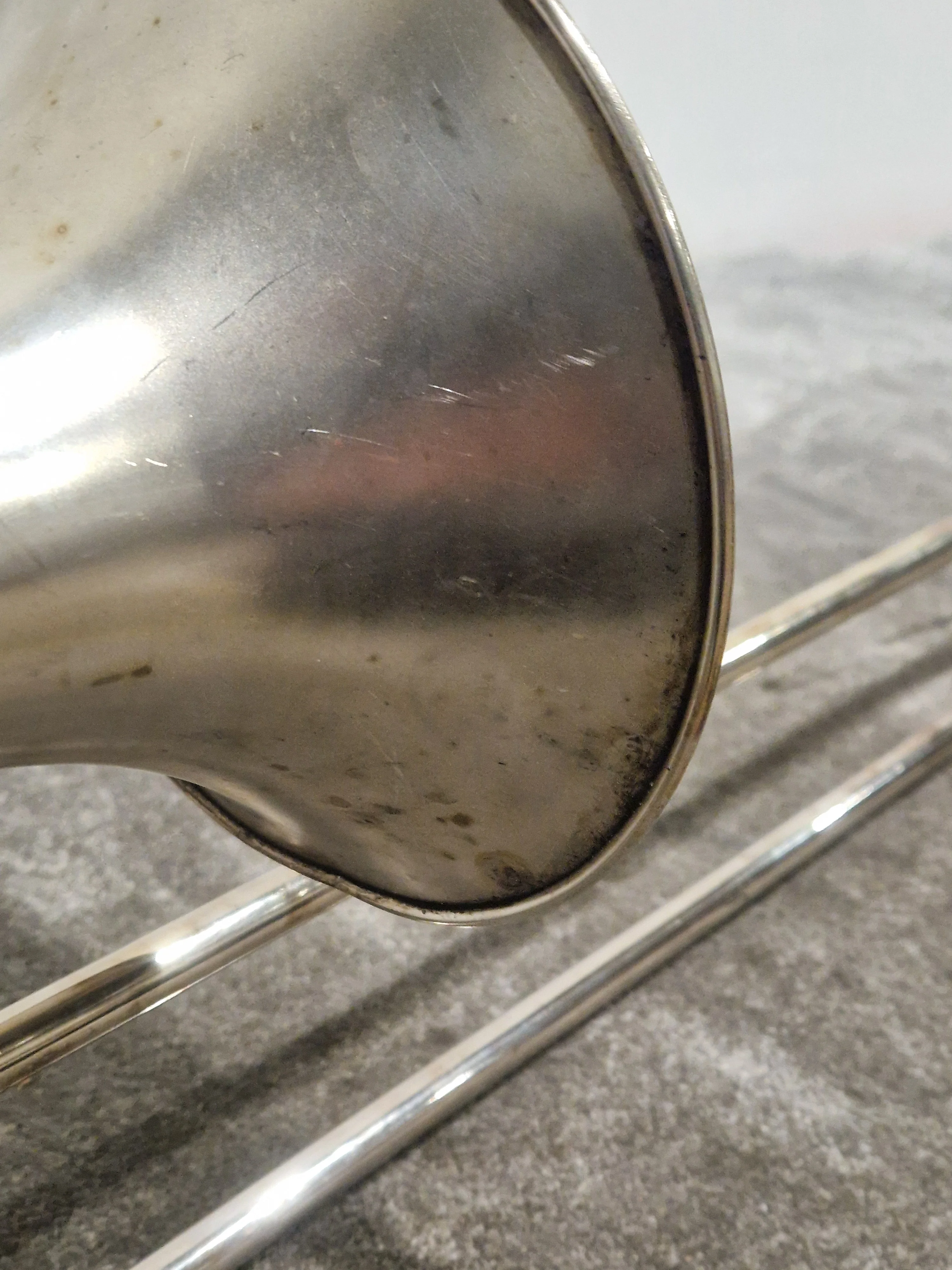 Boosey & Hawkes Regent Silver Trombone - Fair w/ Hard Case - Image 16