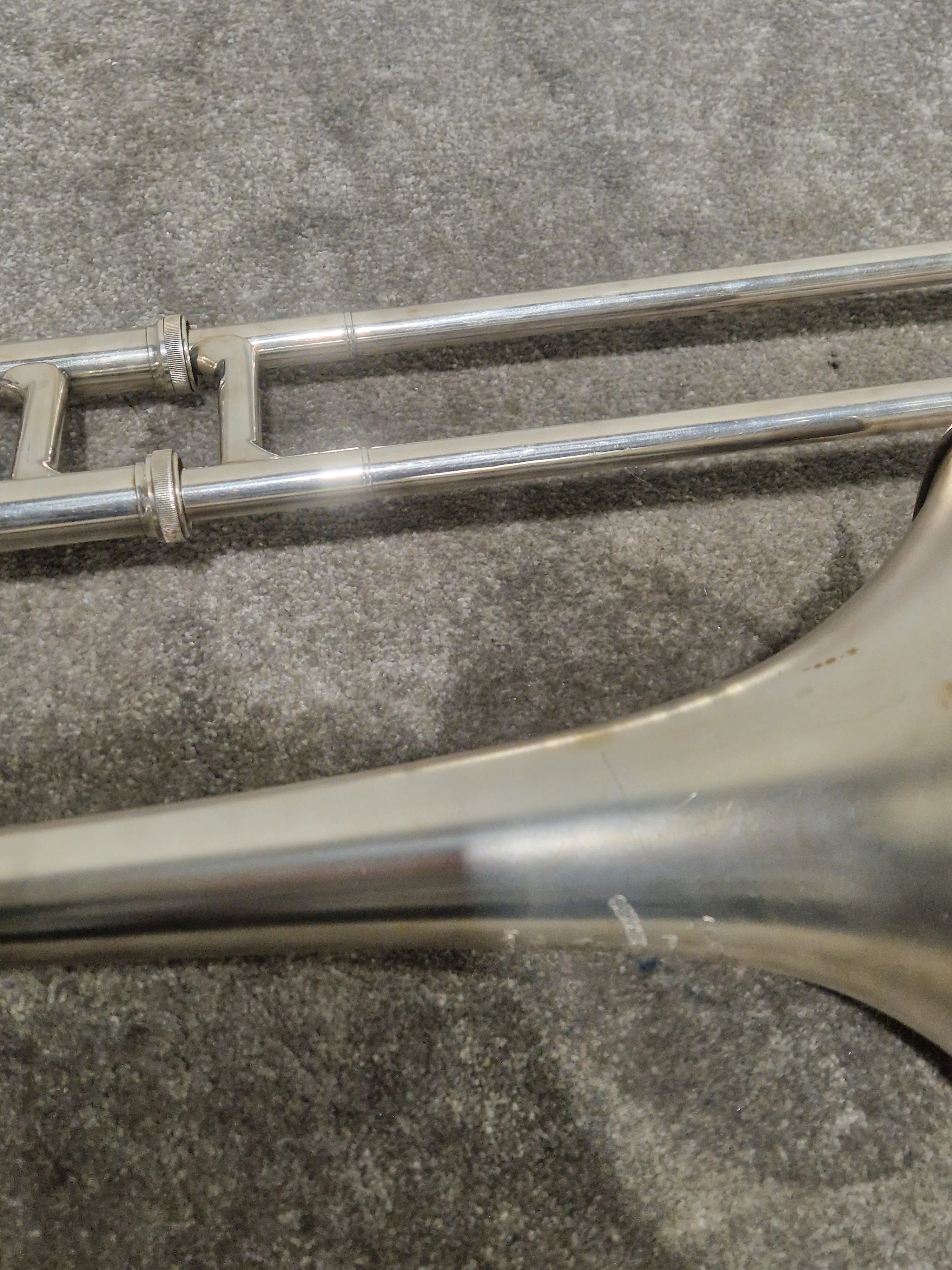 Boosey & Hawkes Regent Silver Trombone - Fair w/ Hard Case - Image 19