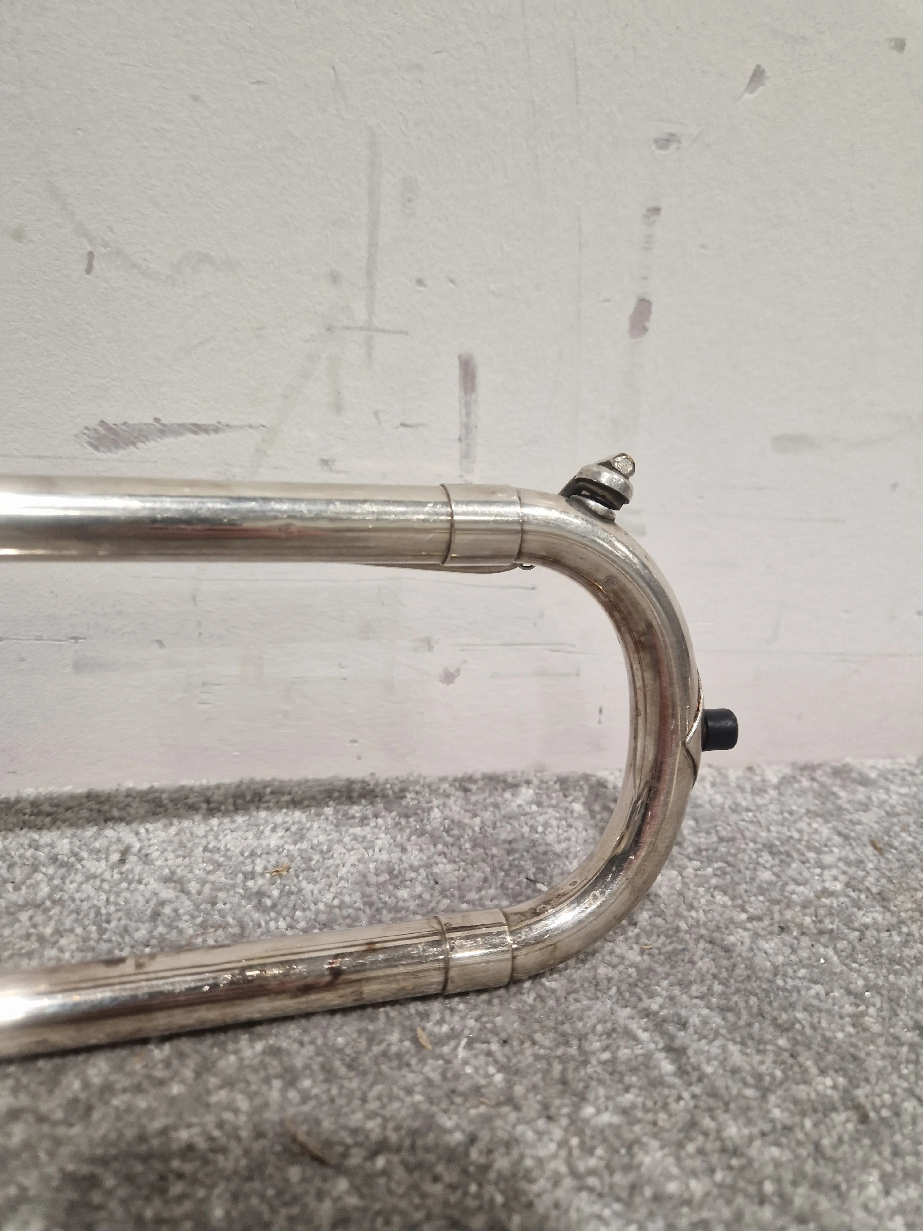Boosey & Hawkes Regent Silver Trombone - Fair w/ Hard Case - Image 7