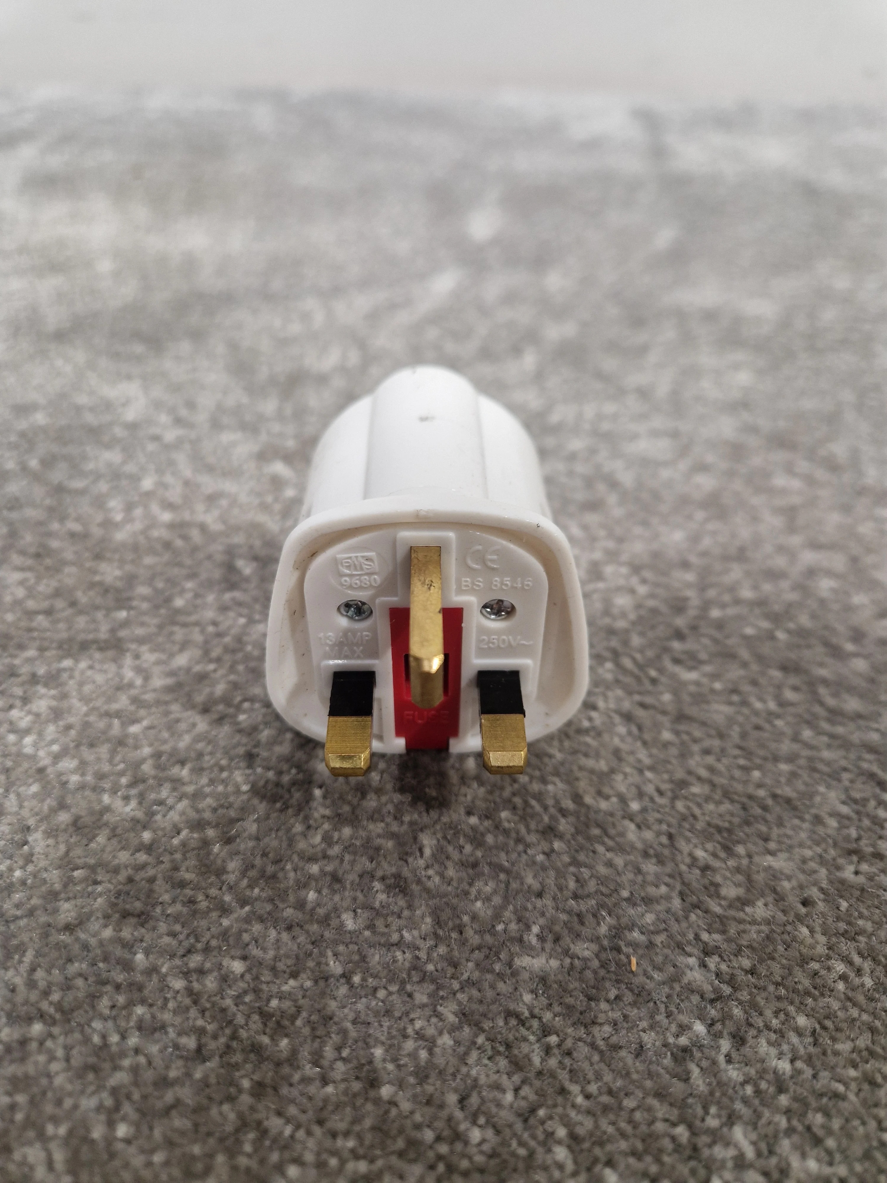 EU to UK Plug Adapter - Converts EU Plugs to UK Outlets - Excellent - Image 2