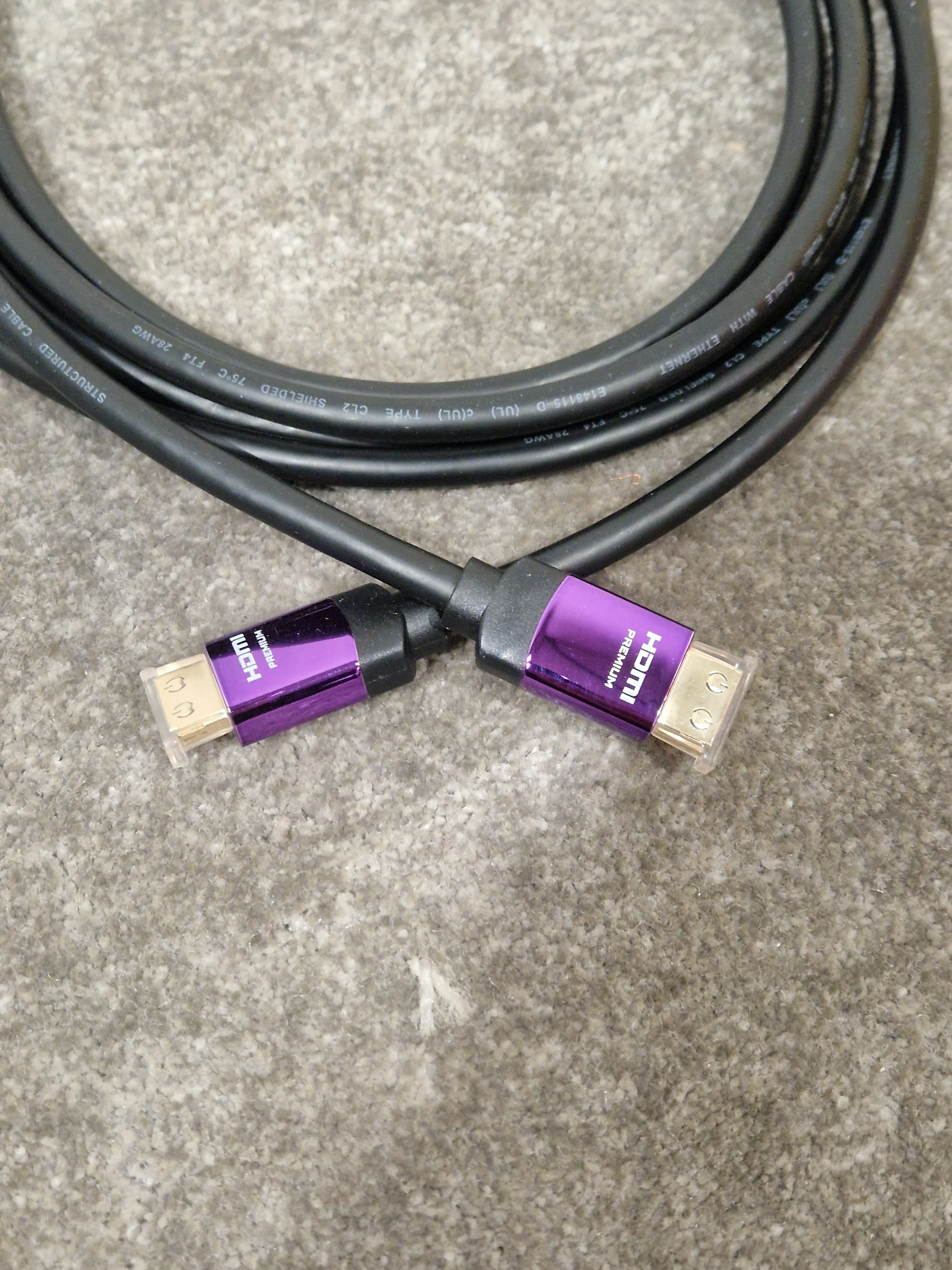 Ultra Violet HDMI Cable 10FT - High-Speed 4K Support - Excellent w/ Original packaging - Image 5