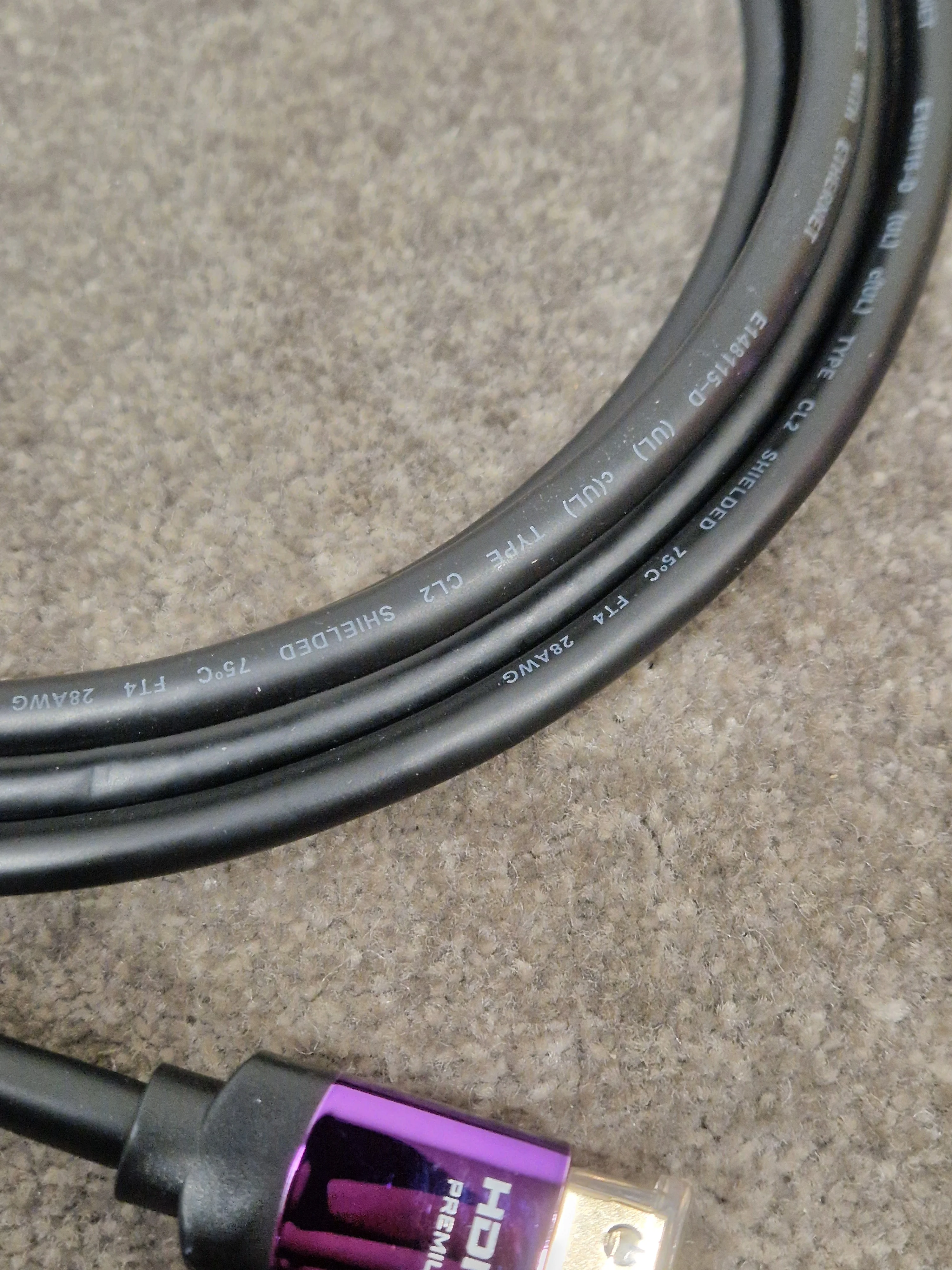 Ultra Violet HDMI Cable 10FT - High-Speed 4K Support - Excellent w/ Original packaging - Image 7