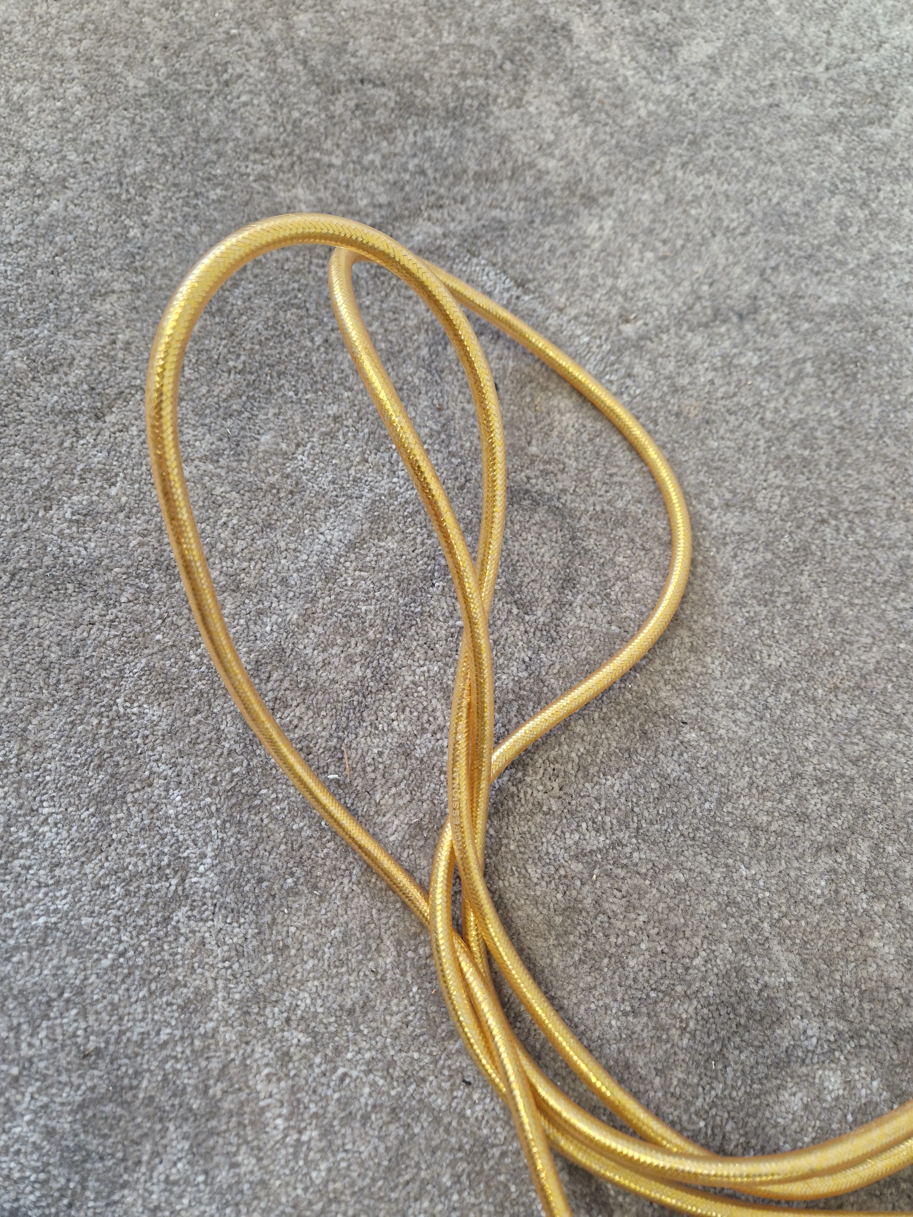 3m Gold Guitar Cable – Gold-Tipped ¼" Jack – Very Good - Image 5