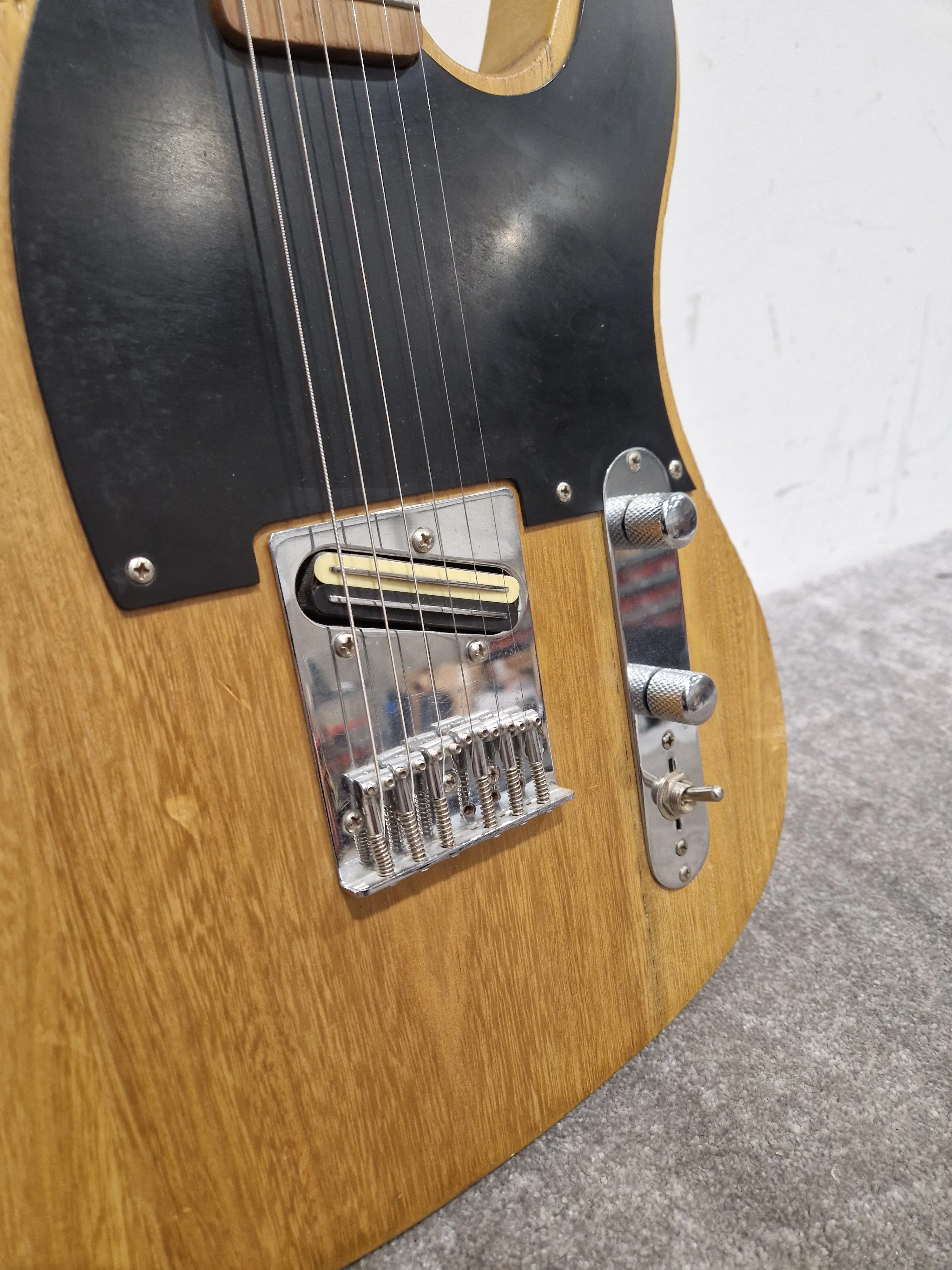 Unbranded Telecaster Style - Electric Guitar - Natural - Fair - Image 10