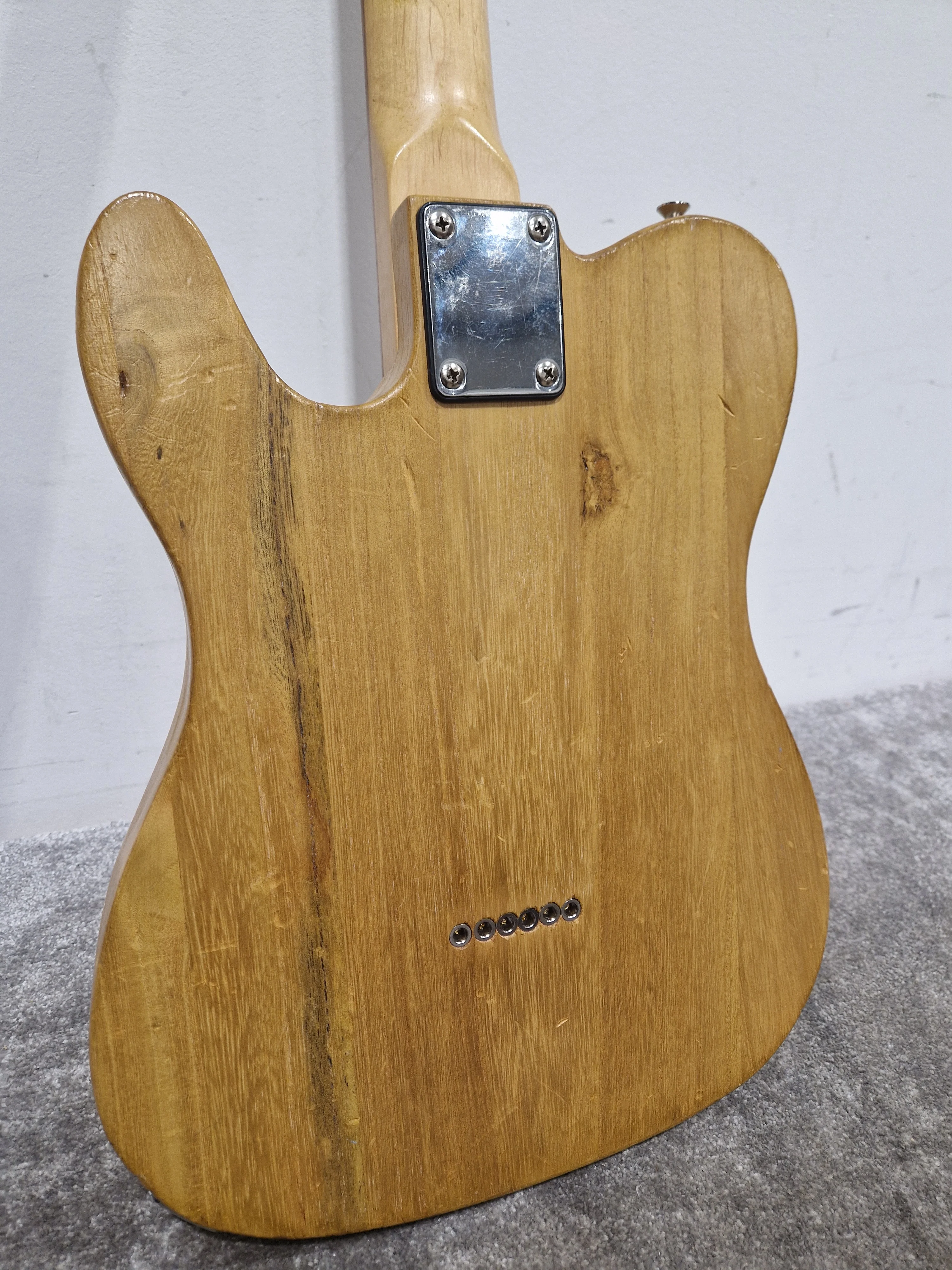 Unbranded Telecaster Style - Electric Guitar - Natural - Fair - Image 20