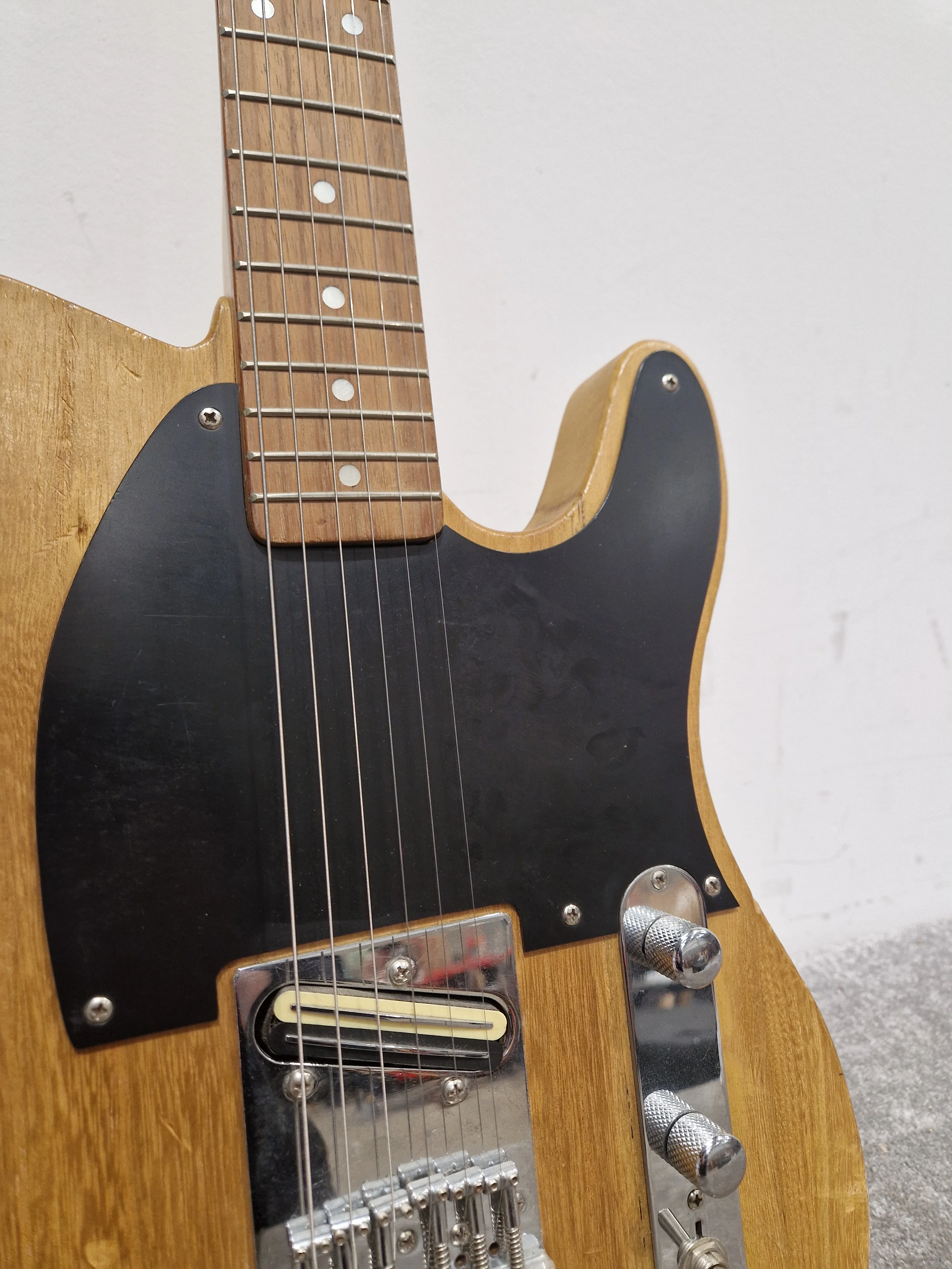 Unbranded Telecaster Style - Electric Guitar - Natural - Fair - Image 8