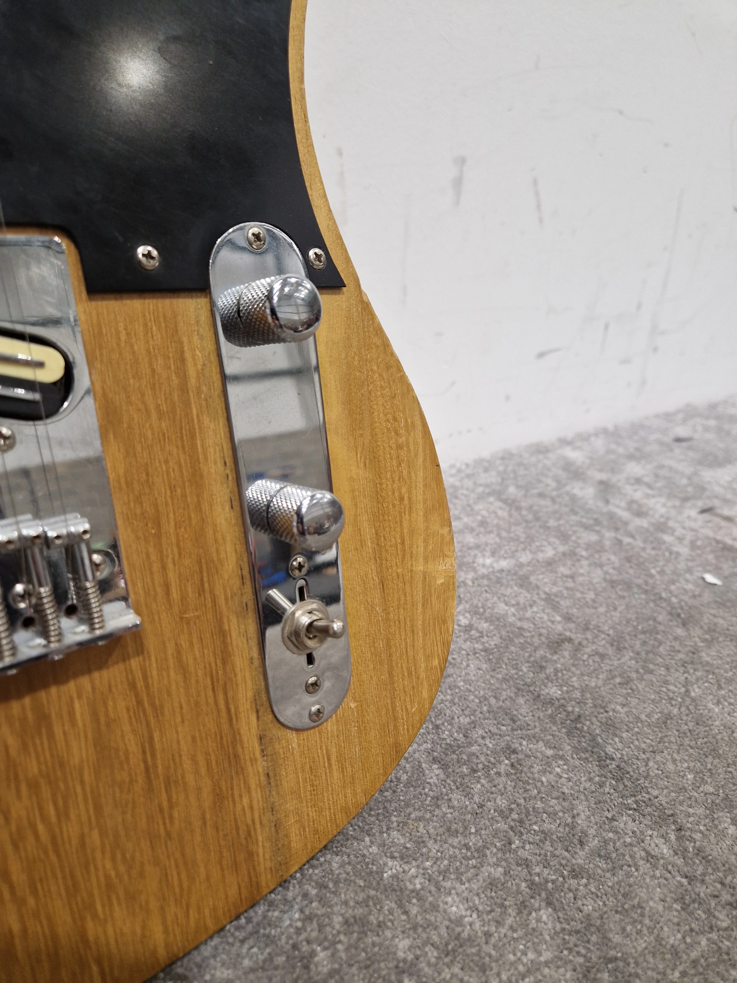 Unbranded Telecaster Style - Electric Guitar - Natural - Fair - Image 9