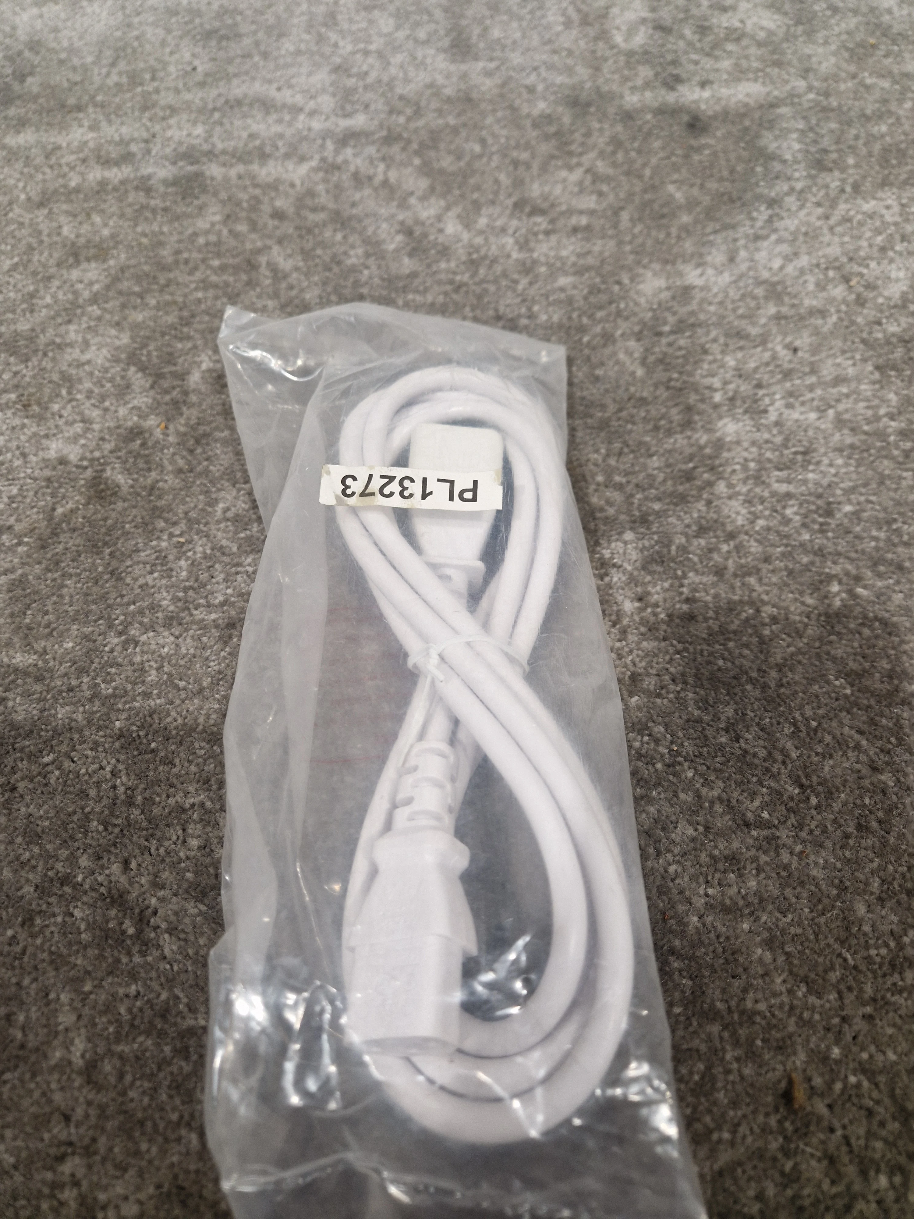 Unbranded White 3FT Kettle Lead Converter Cable - Durable Construction - Excellent - Image 2
