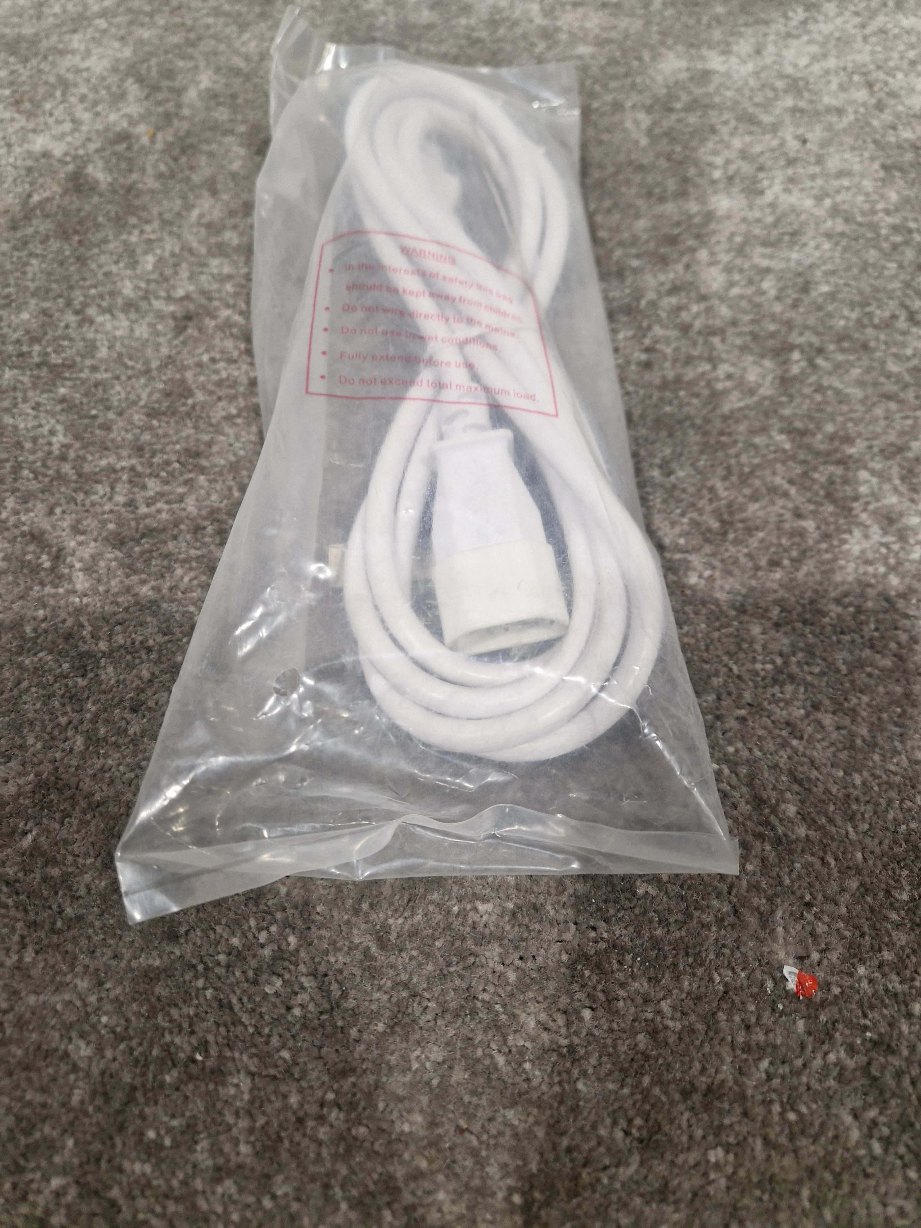 Unbranded White 3FT Kettle Lead Converter Cable - Durable Construction - Excellent - Image 7