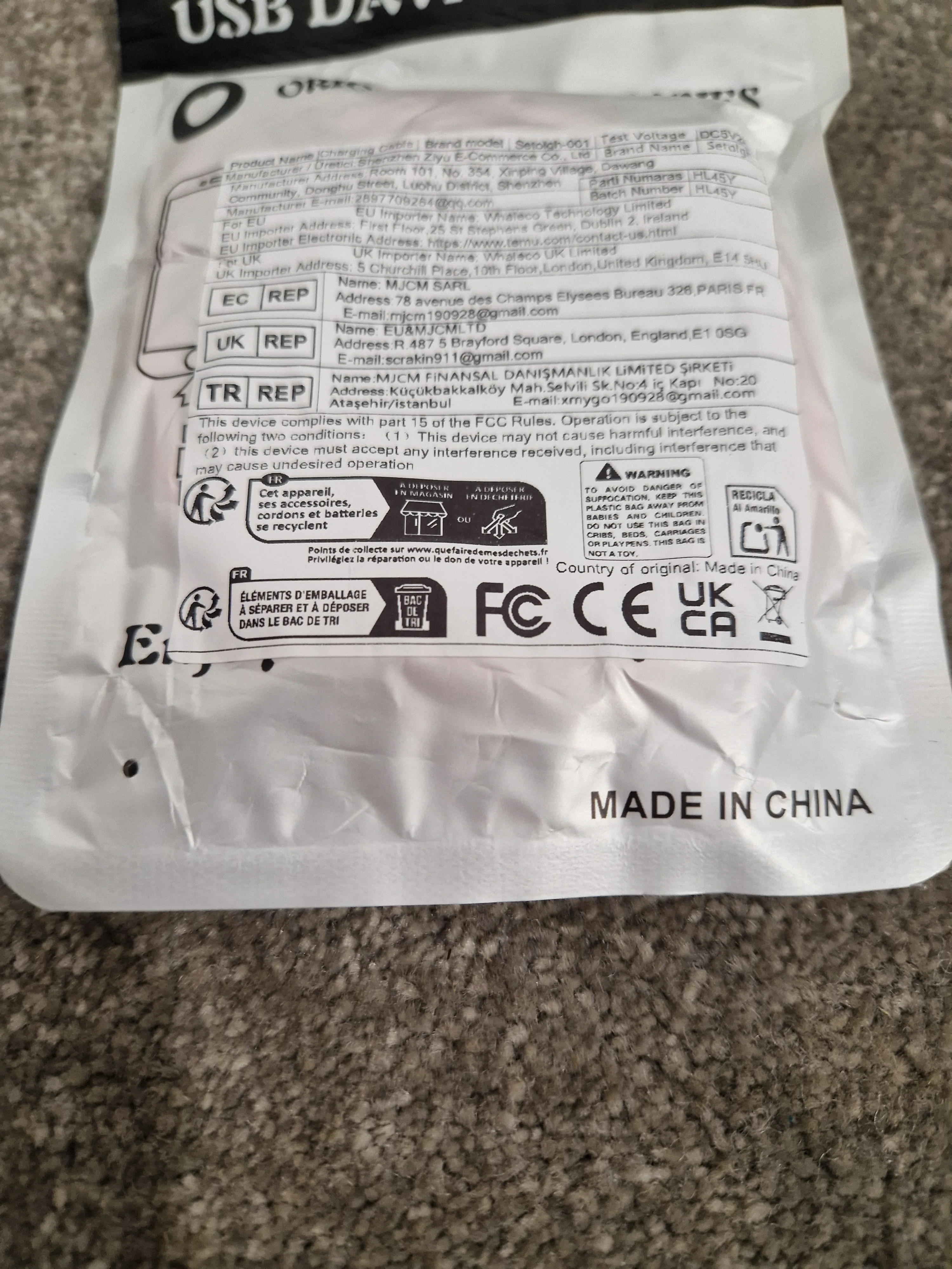 USB to Apple iPhone Lightning Cable – 2m Red Charging & Data Cable – New w/ Original Packaging - Image 10