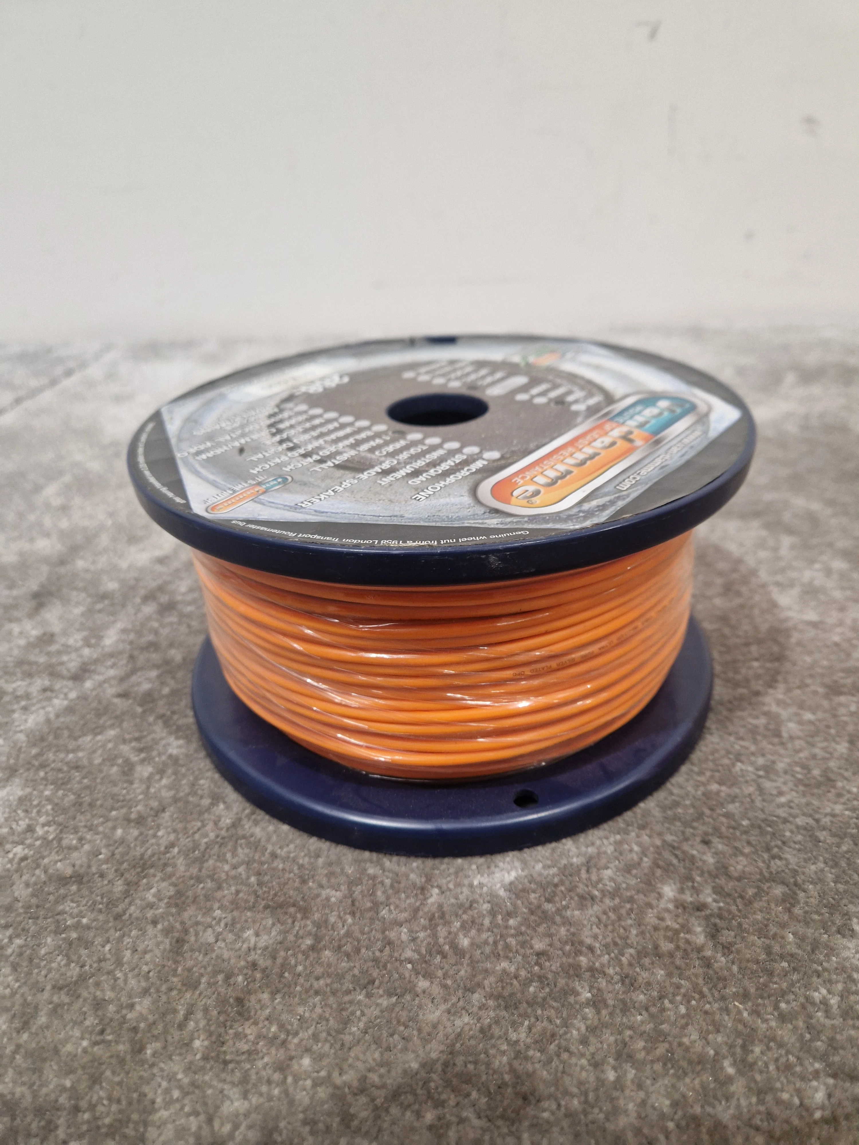 Van Damme 100M Equipment Wire Orange - High-Fidelity Audio Cable - Excellent - Image 3