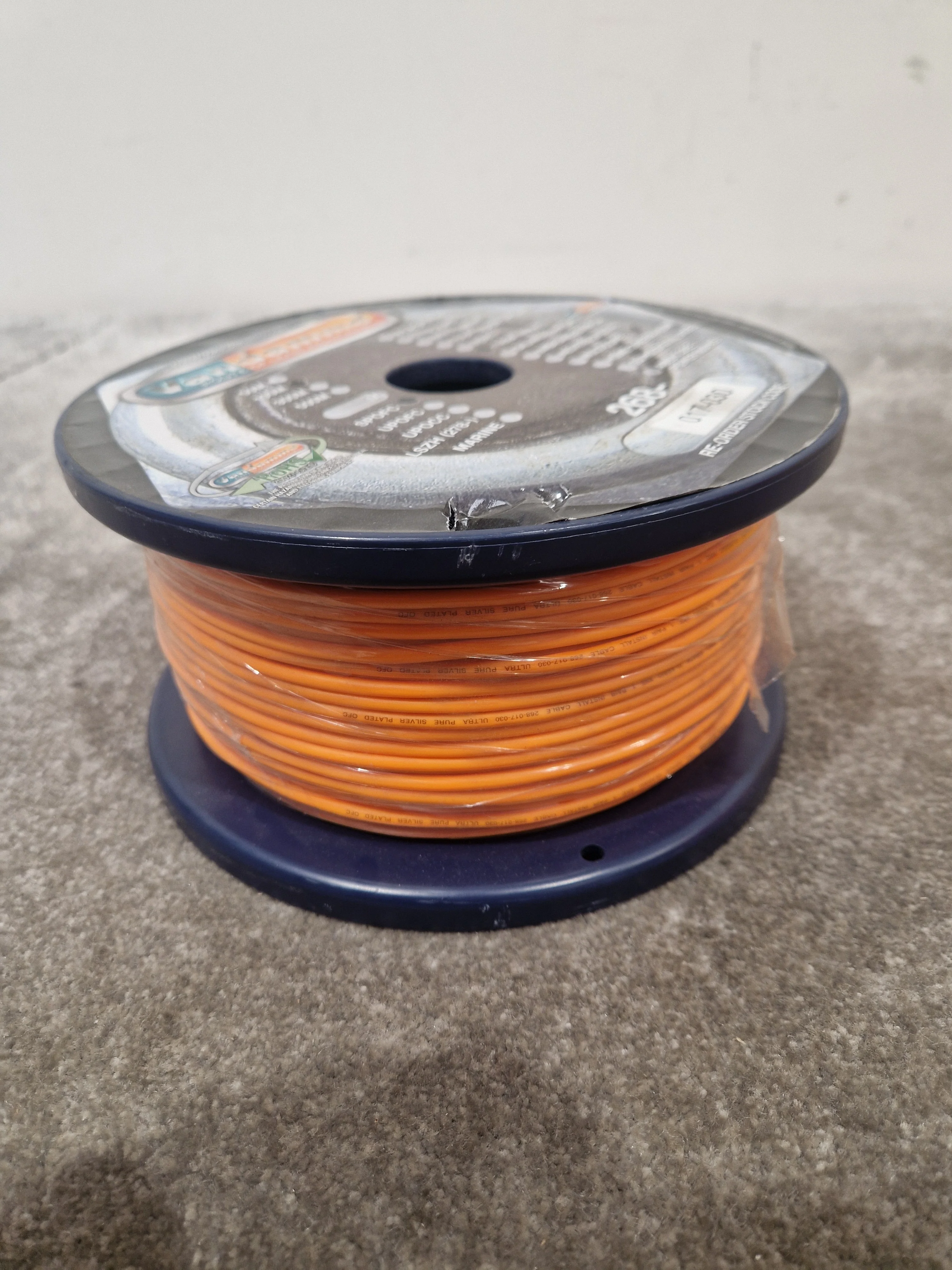 Van Damme 100M Equipment Wire Orange - High-Fidelity Audio Cable - Excellent - Image 5