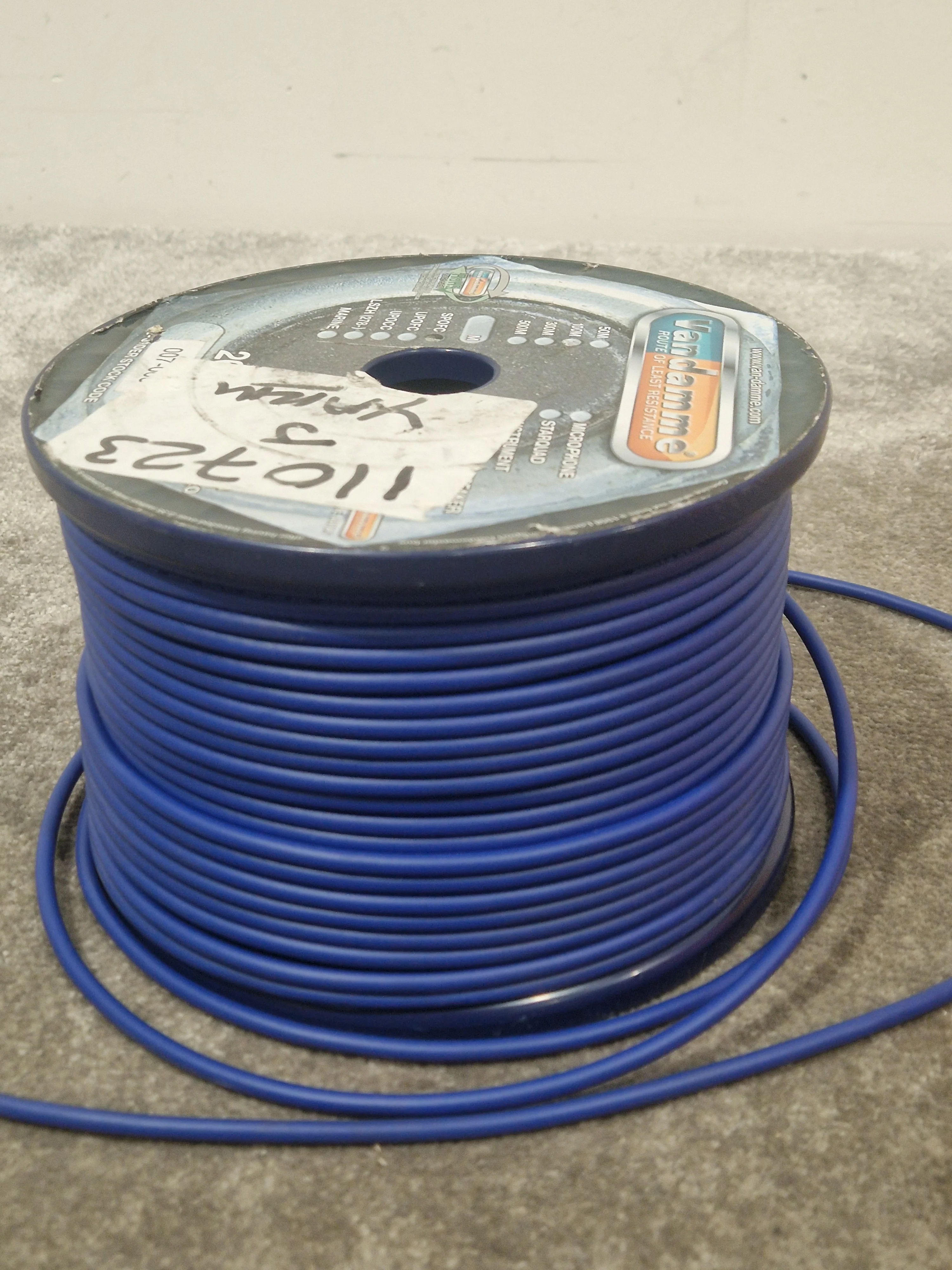 Van Damme Equipment Wire Blue 100 Metres - High-Quality Audio Cable - Excellent - Image 7