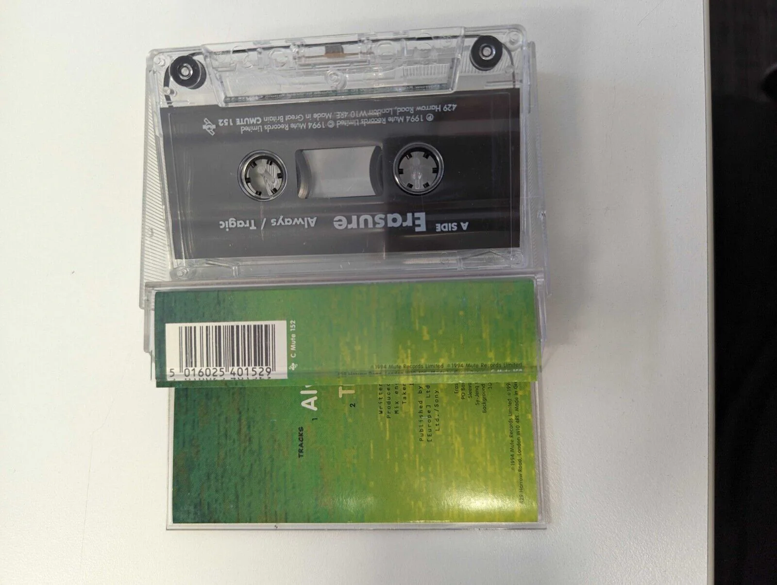 Vintage 1994 Erasure Always - Cassette Tape - Single pop new wave - Image 4