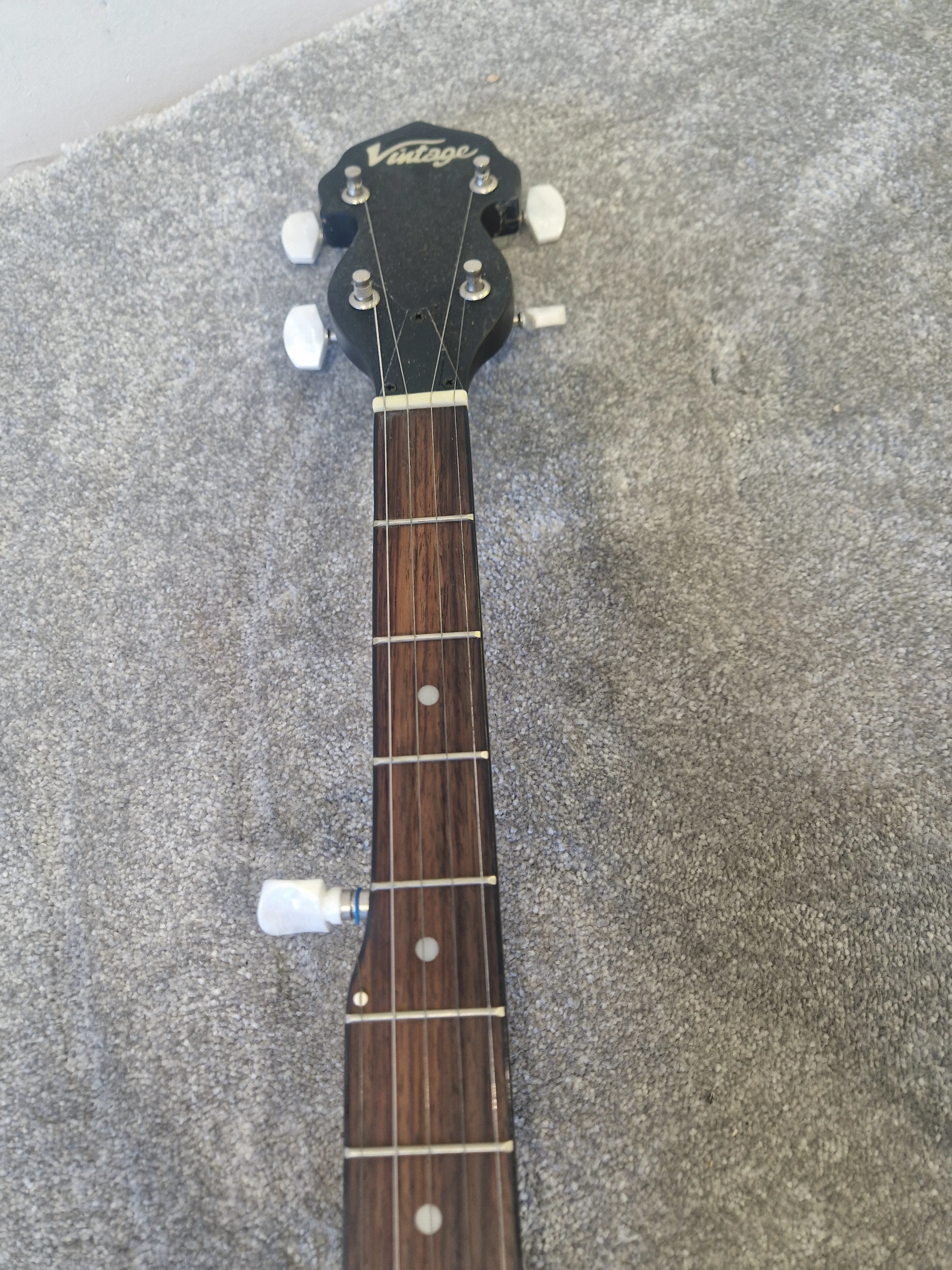 Vintage 5 String Banjo - Rich Tone - Excellent w/ Soft Case & Strings - Image 11