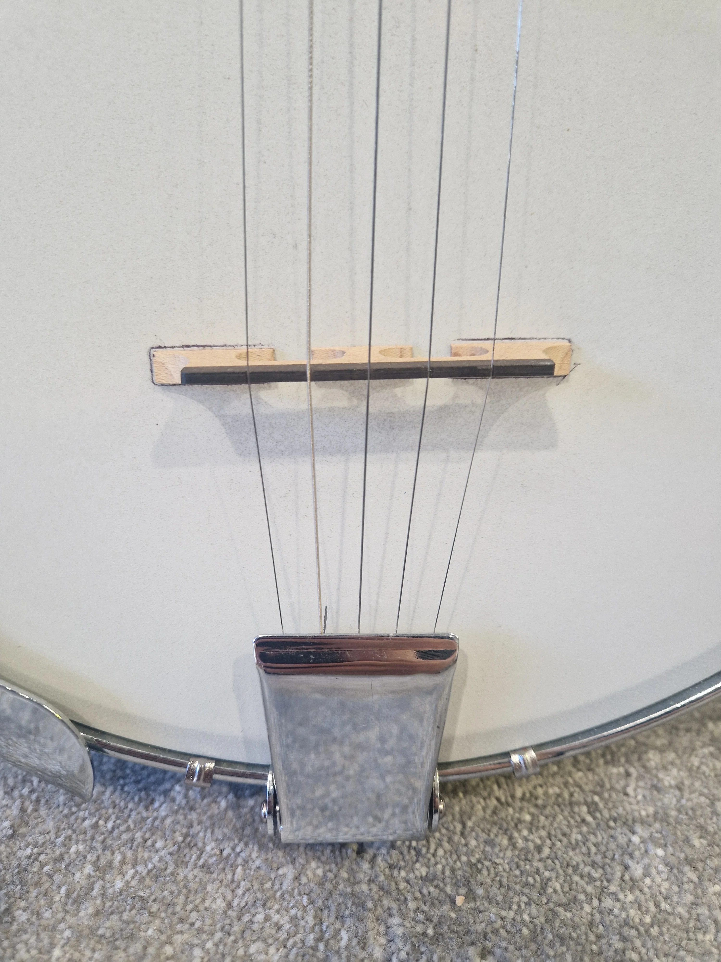 Vintage 5 String Banjo - Rich Tone - Excellent w/ Soft Case & Strings - Image 4