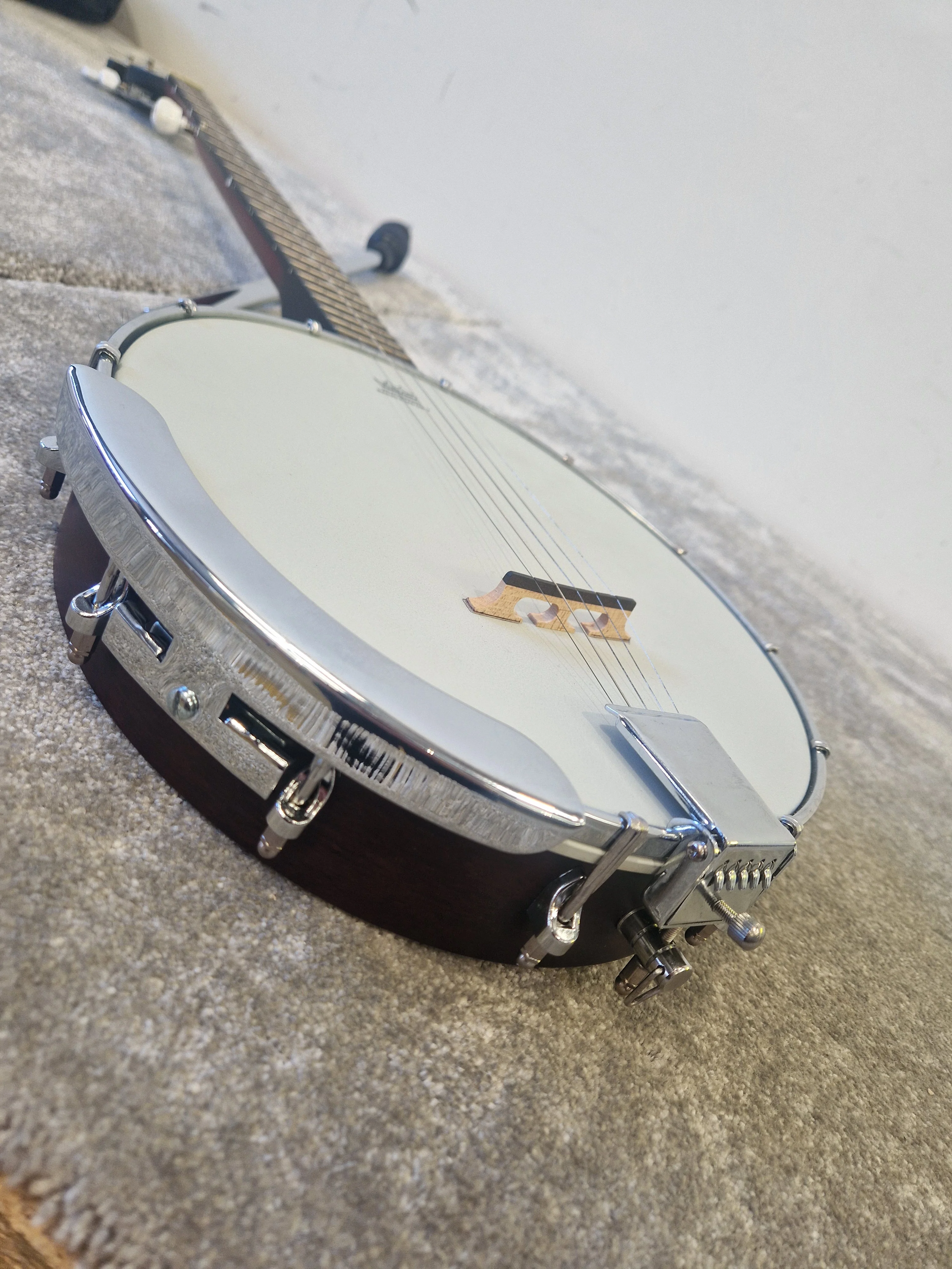 Vintage 5 String Banjo - Rich Tone - Excellent w/ Soft Case & Strings - Image 7