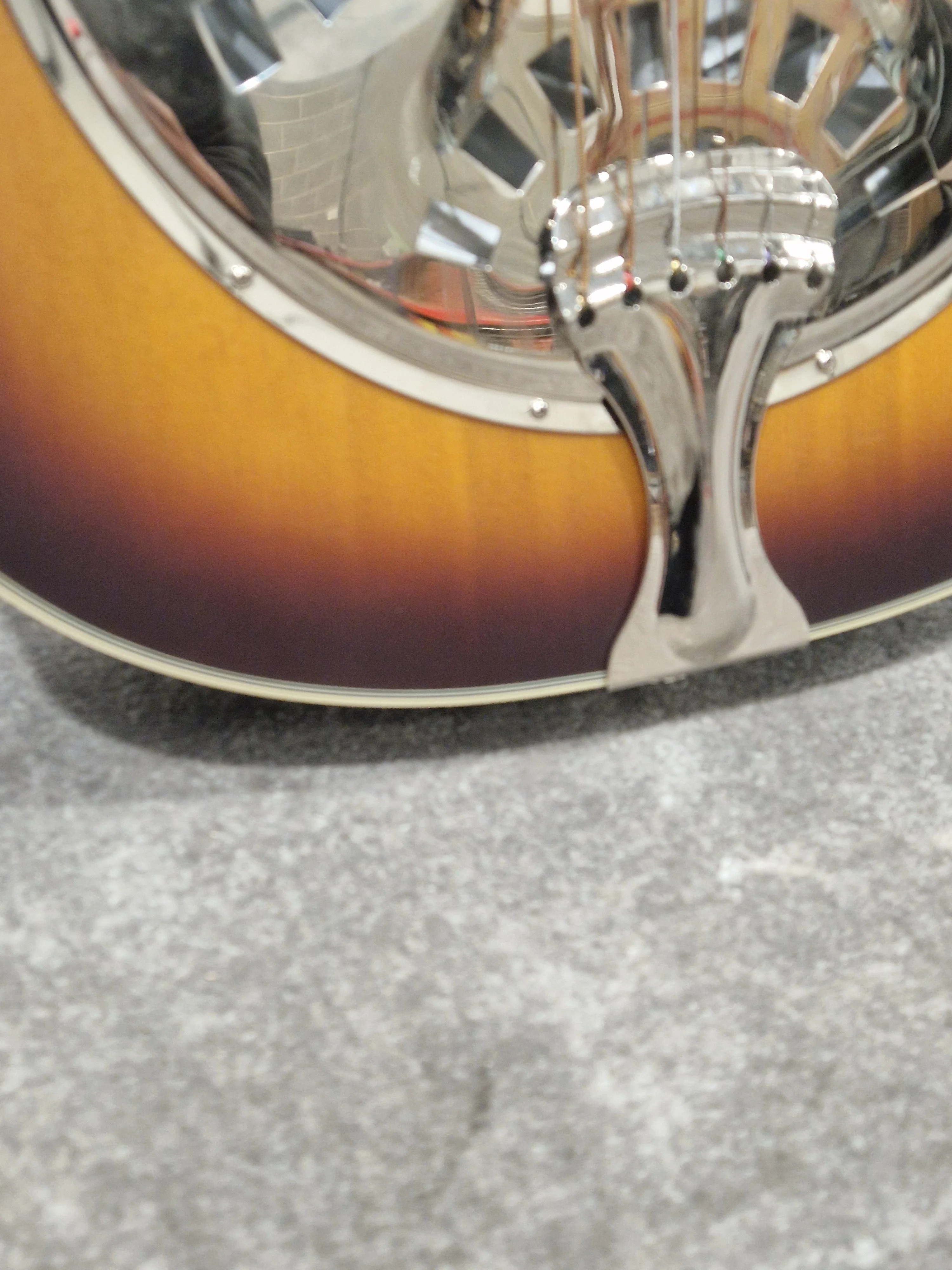 Vintage Spider Bridge Resonator - Acoustic Guitar - Sunburst - Excellent w/ ARTEC AGE-5 Pickup - Image 10
