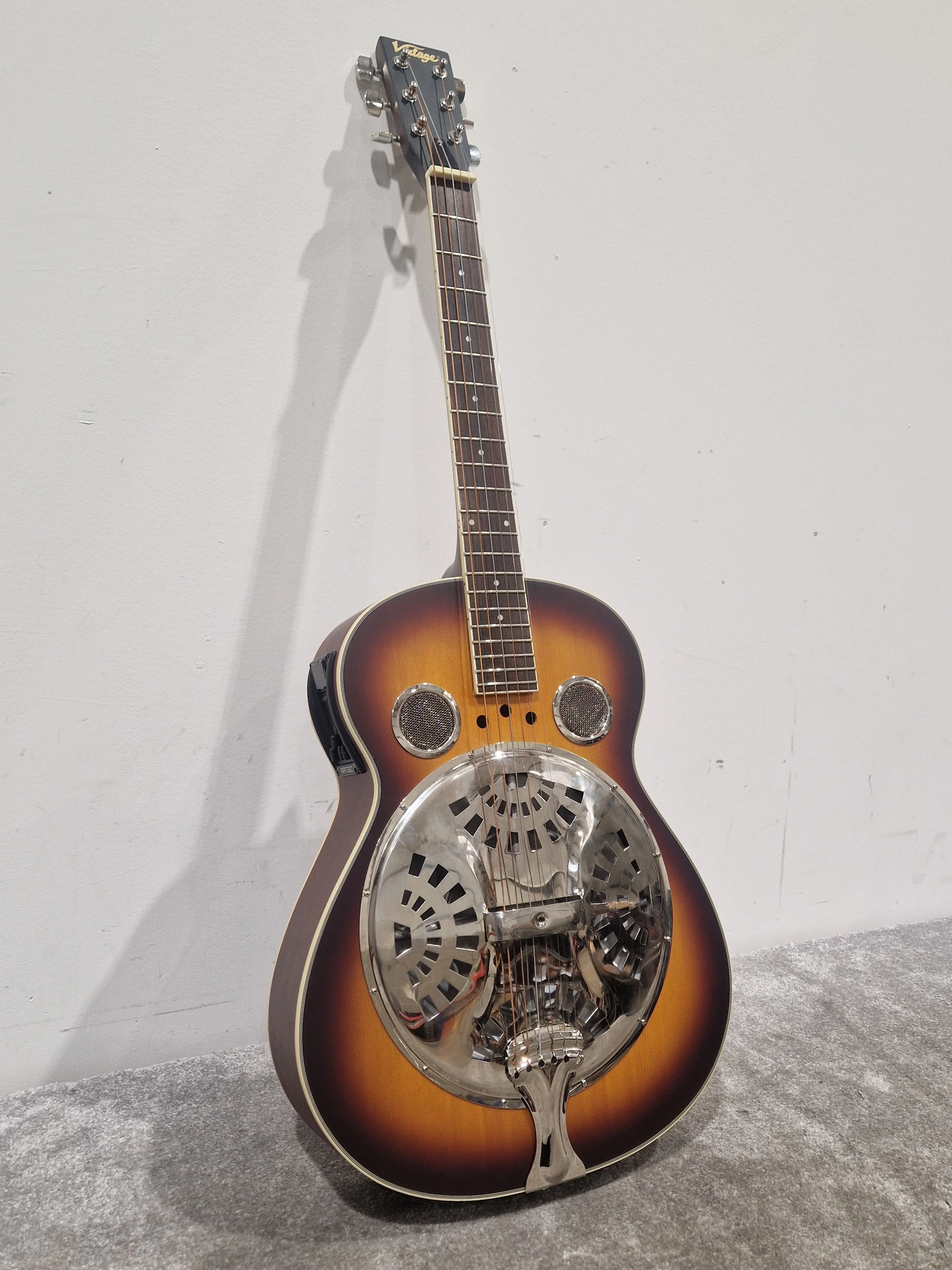 Vintage Spider Bridge Resonator - Acoustic Guitar - Sunburst - Excellent w/ ARTEC AGE-5 Pickup - Image 8