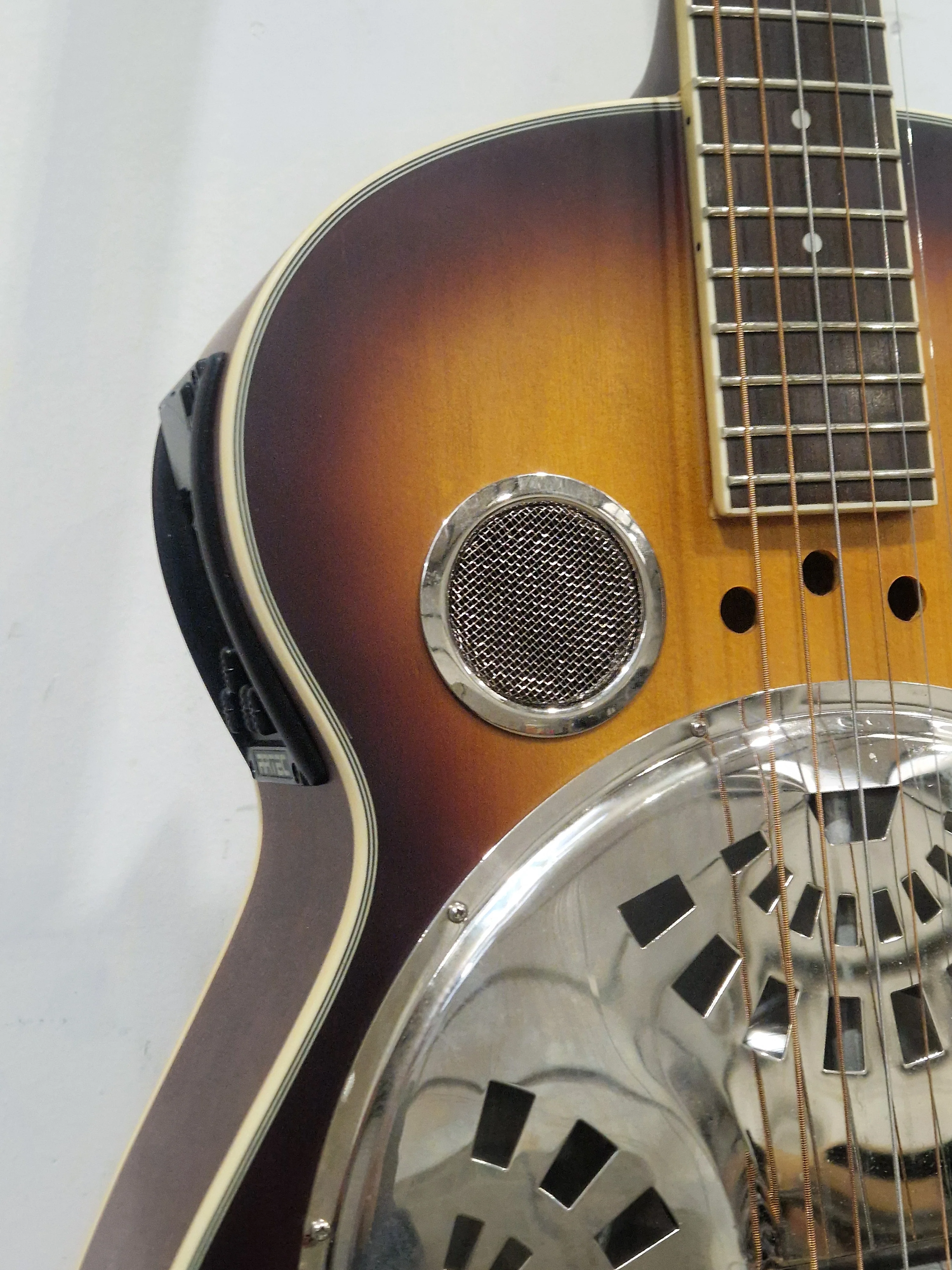 Vintage Spider Bridge Resonator - Acoustic Guitar - Sunburst - Excellent w/ ARTEC AGE-5 Pickup - Image 9