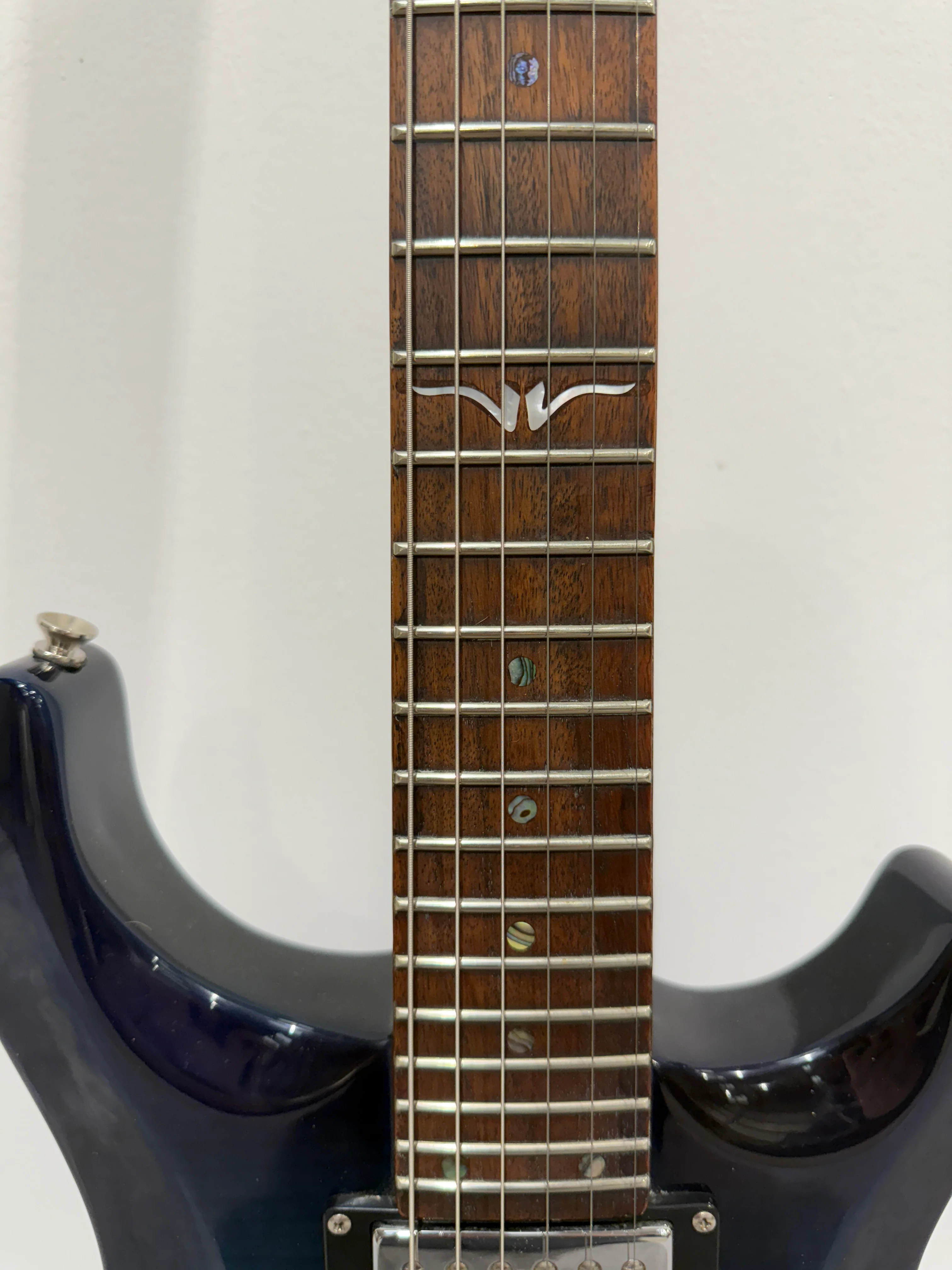 Vintage VRS 100 Trans Blue Electric Guitar - Fusion Carry Case - Tremelo Bar - Image 14