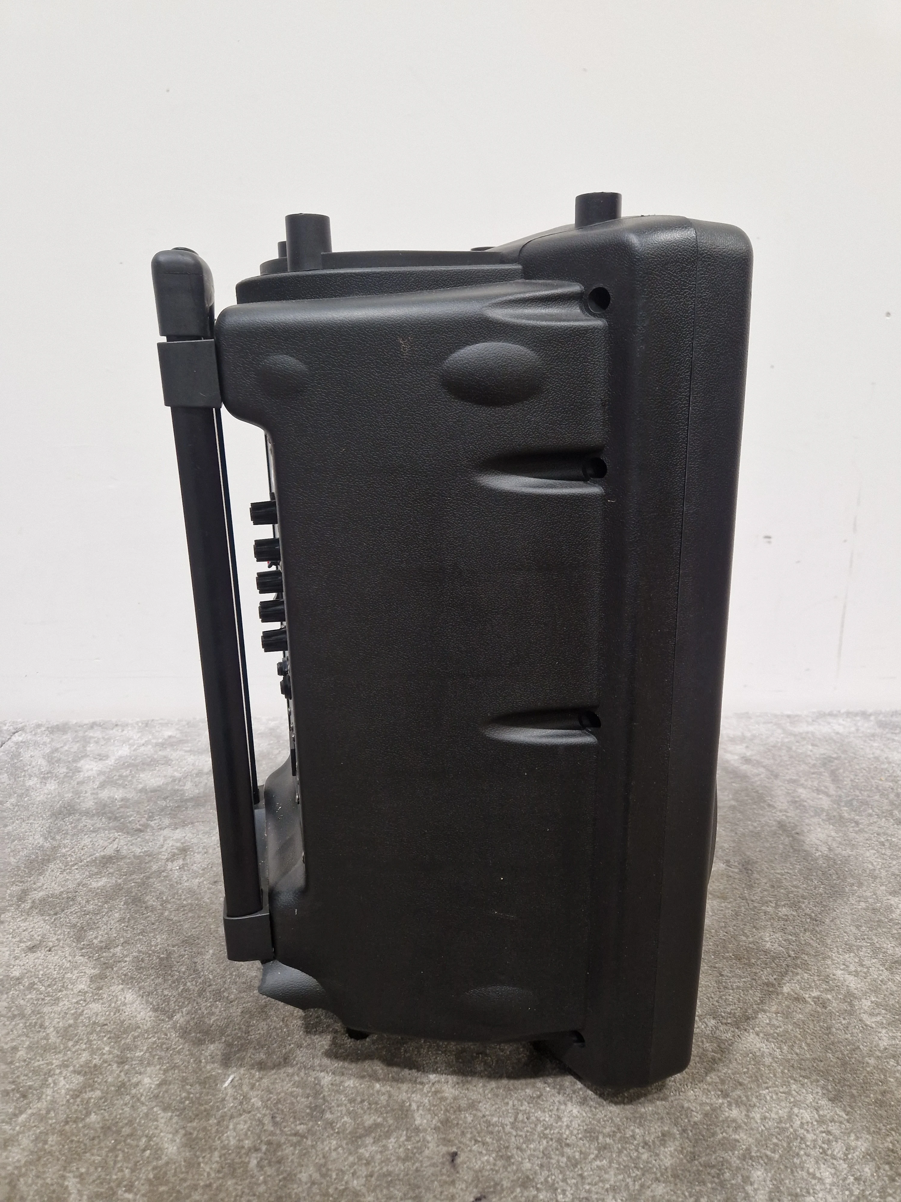 Vocal Star Speaker VS-P120 Portable PA System - Dual Mic Inputs - Fair w/ Power Supply & Microphone pair - Image 22