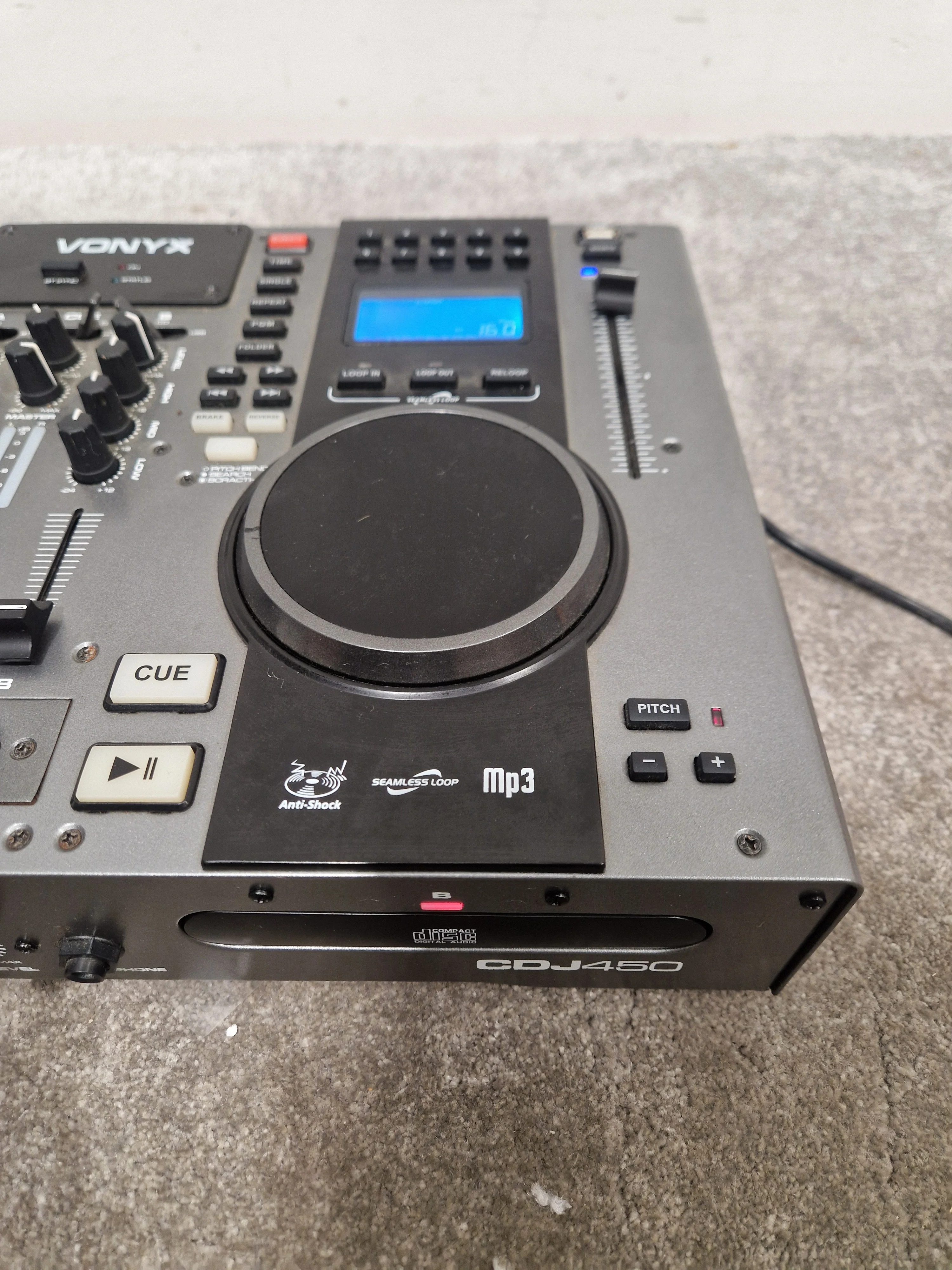 Vonyx CDJ450 - Twin Top Player/Mixer - With CD/MP3/USB/Bluetooth - Good w/ Original Box - Image 12
