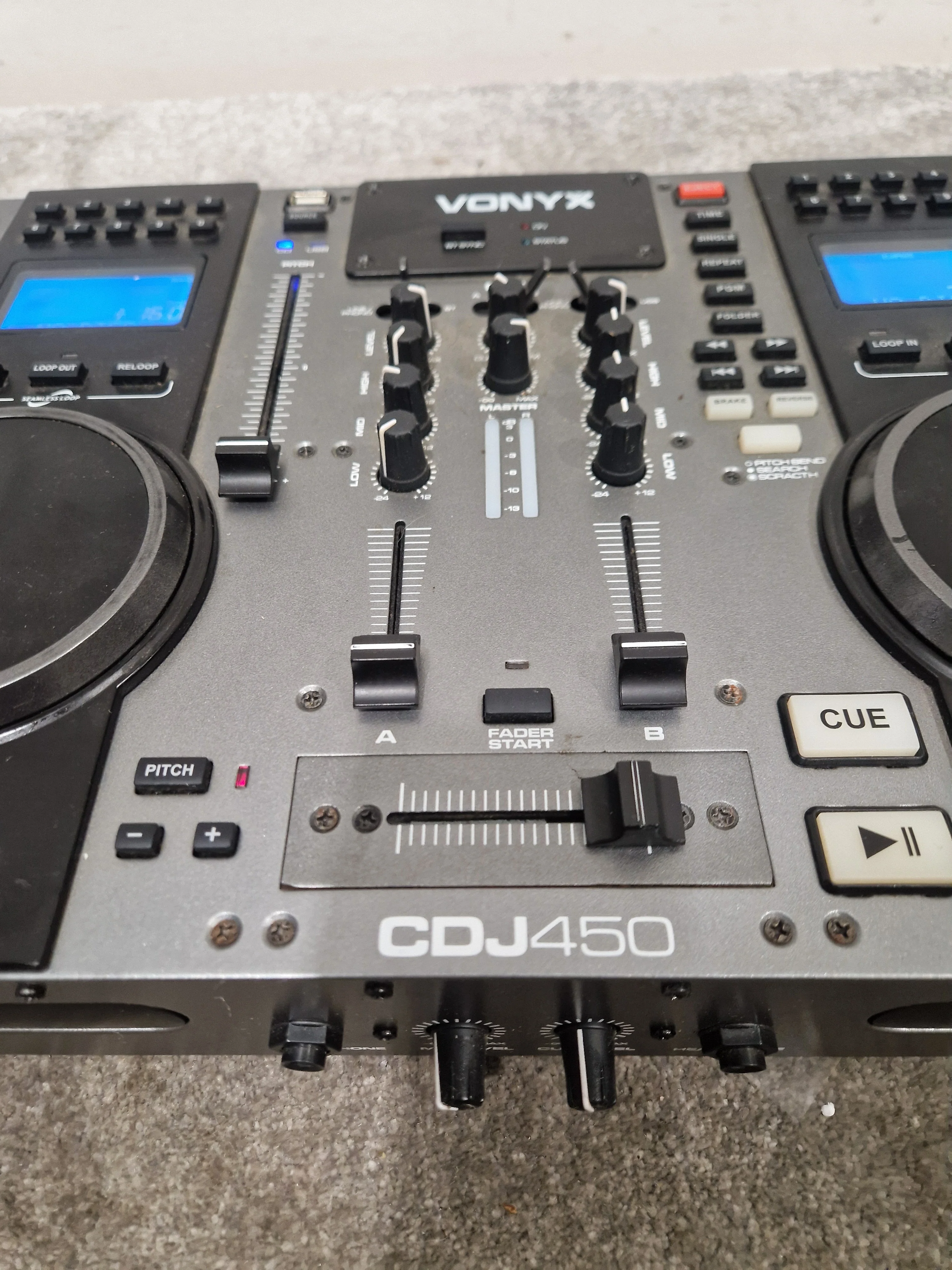Vonyx CDJ450 - Twin Top Player/Mixer - With CD/MP3/USB/Bluetooth - Good w/ Original Box - Image 13