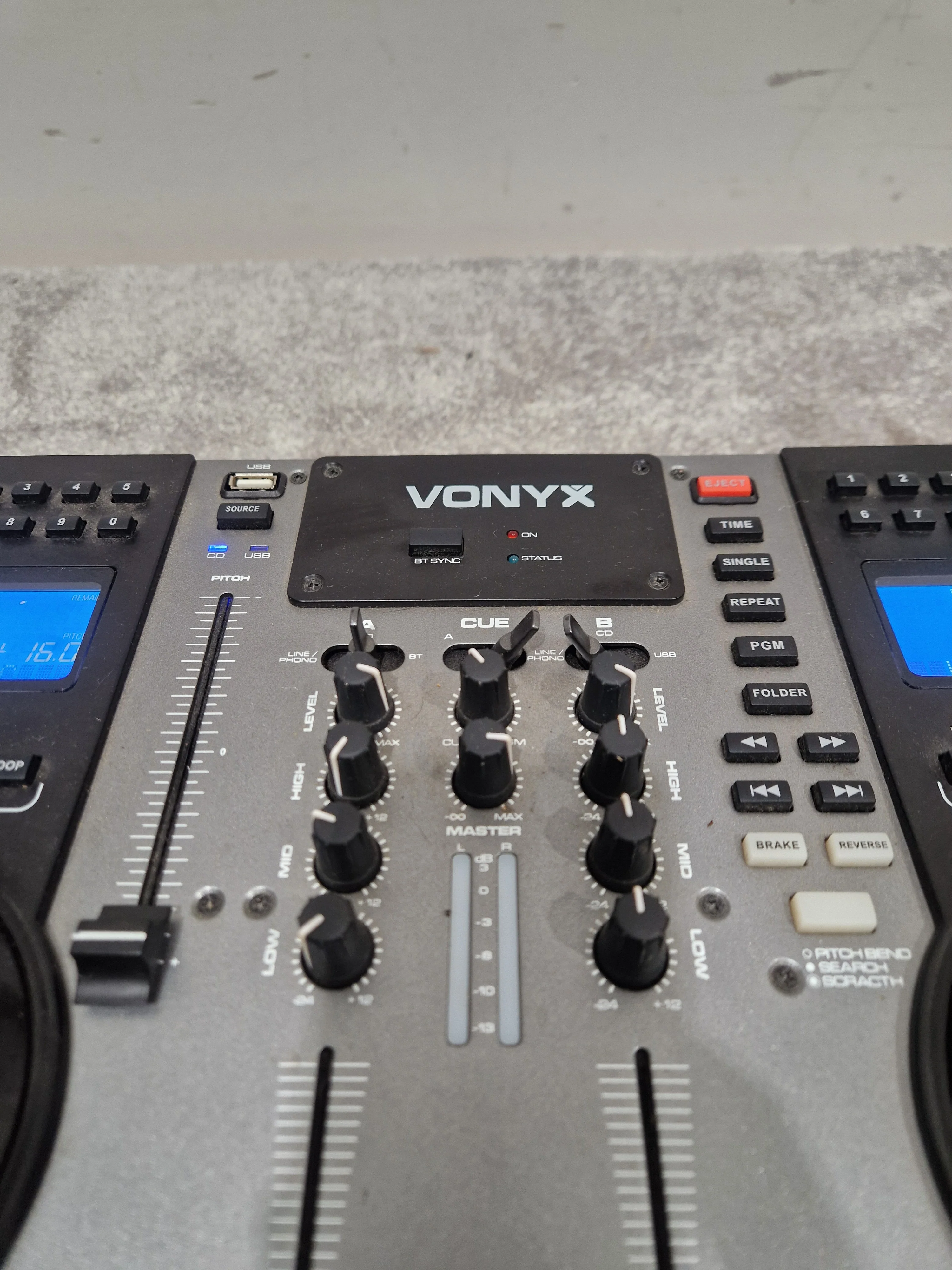 Vonyx CDJ450 - Twin Top Player/Mixer - With CD/MP3/USB/Bluetooth - Good w/ Original Box - Image 14
