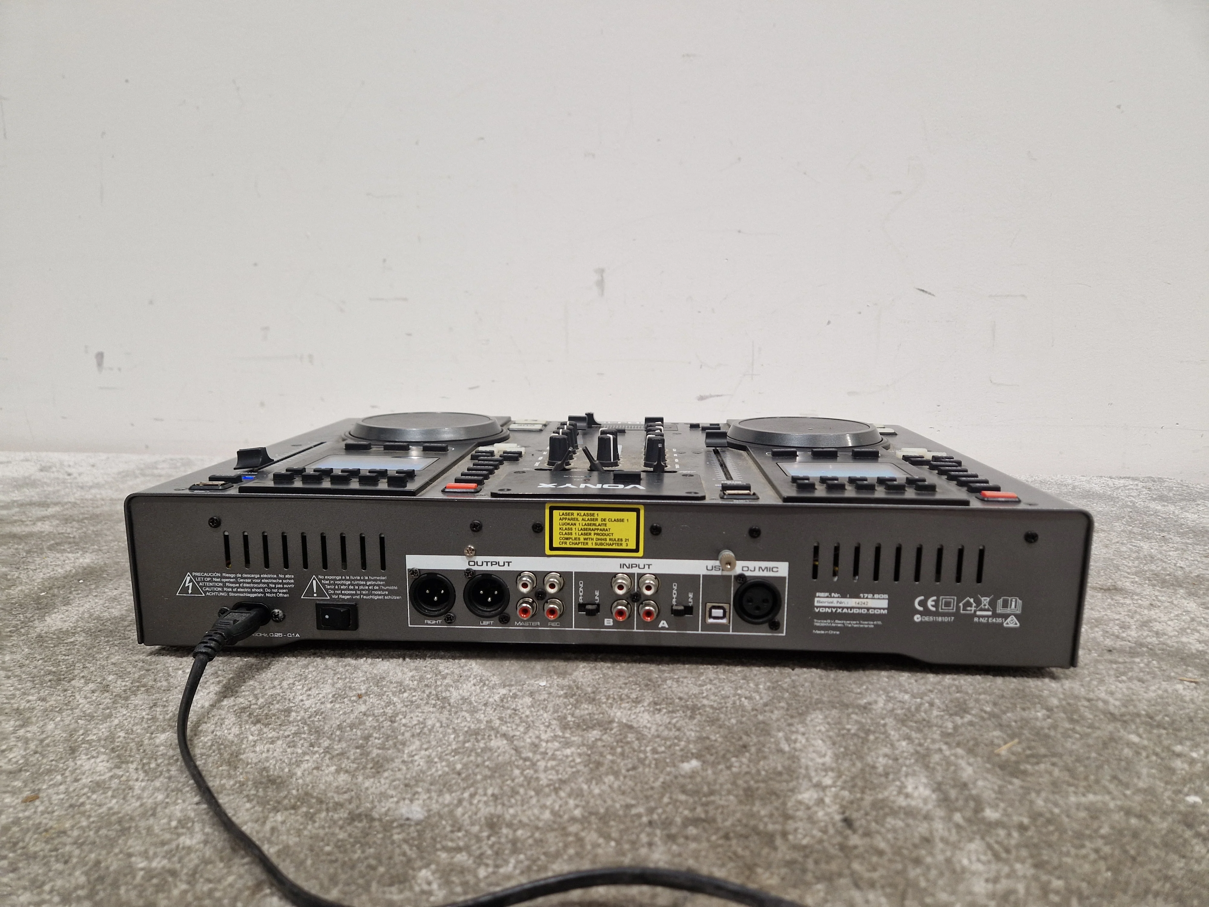 Vonyx CDJ450 - Twin Top Player/Mixer - With CD/MP3/USB/Bluetooth - Good w/ Original Box - Image 5