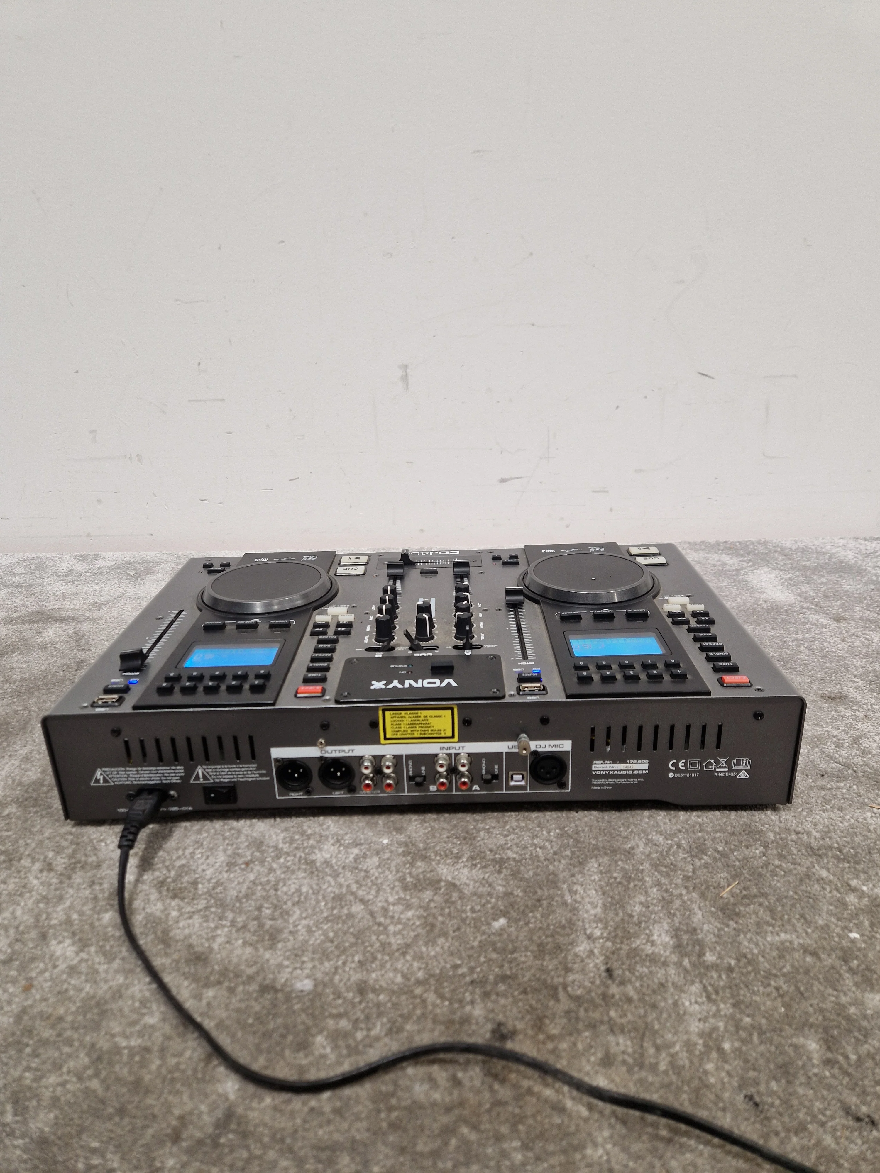 Vonyx CDJ450 - Twin Top Player/Mixer - With CD/MP3/USB/Bluetooth - Good w/ Original Box - Image 6