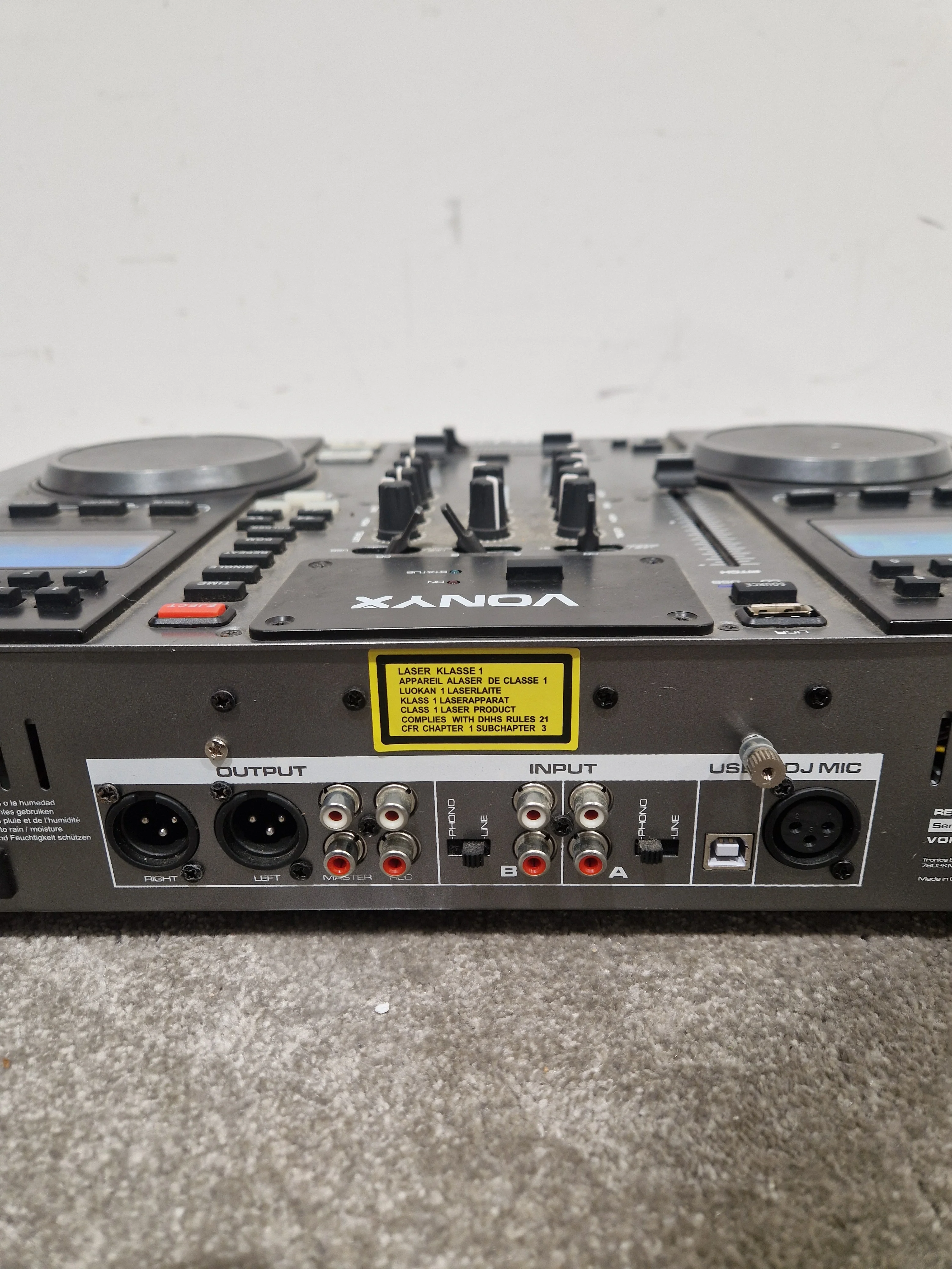 Vonyx CDJ450 - Twin Top Player/Mixer - With CD/MP3/USB/Bluetooth - Good w/ Original Box - Image 7
