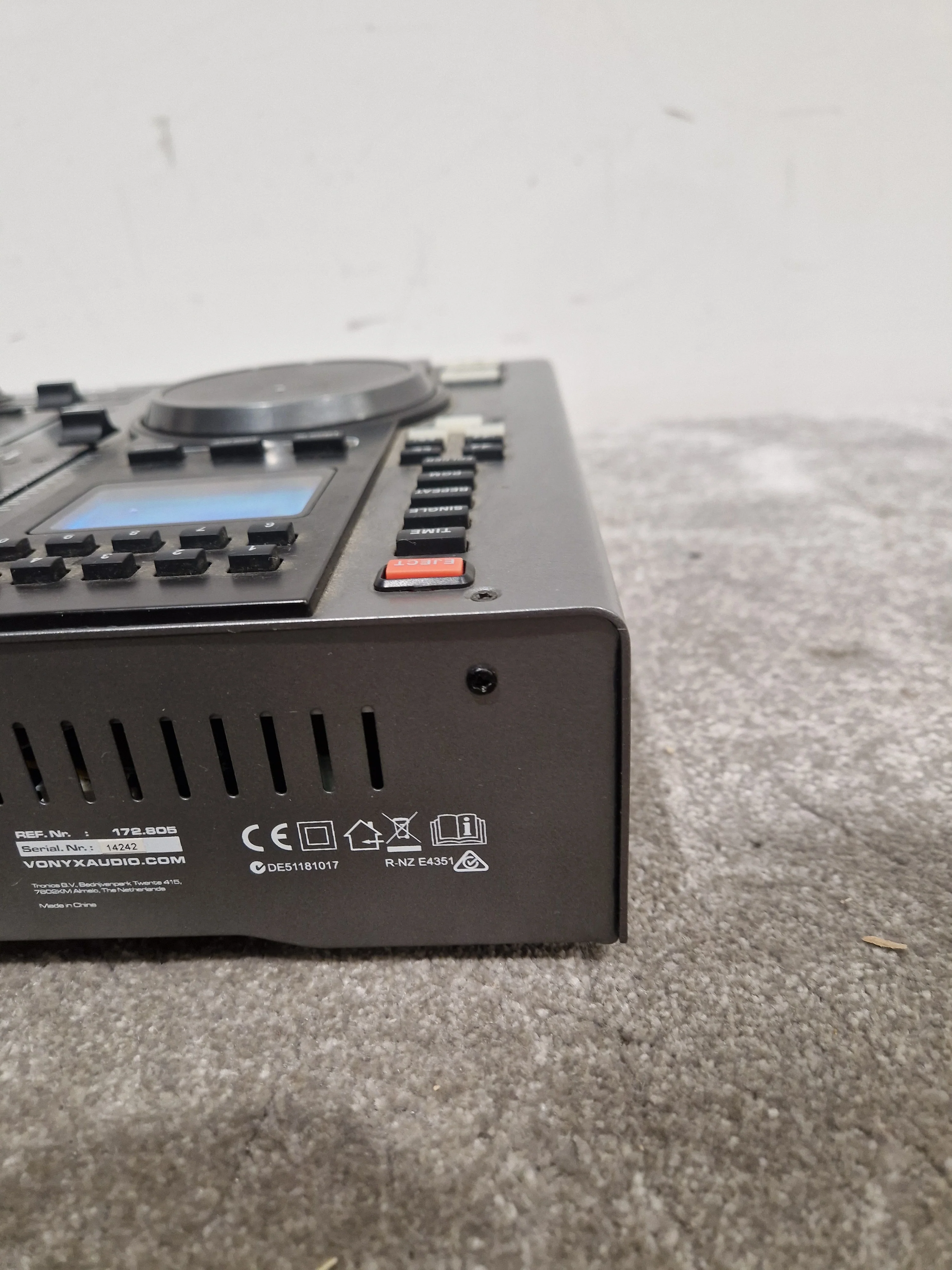 Vonyx CDJ450 - Twin Top Player/Mixer - With CD/MP3/USB/Bluetooth - Good w/ Original Box - Image 9