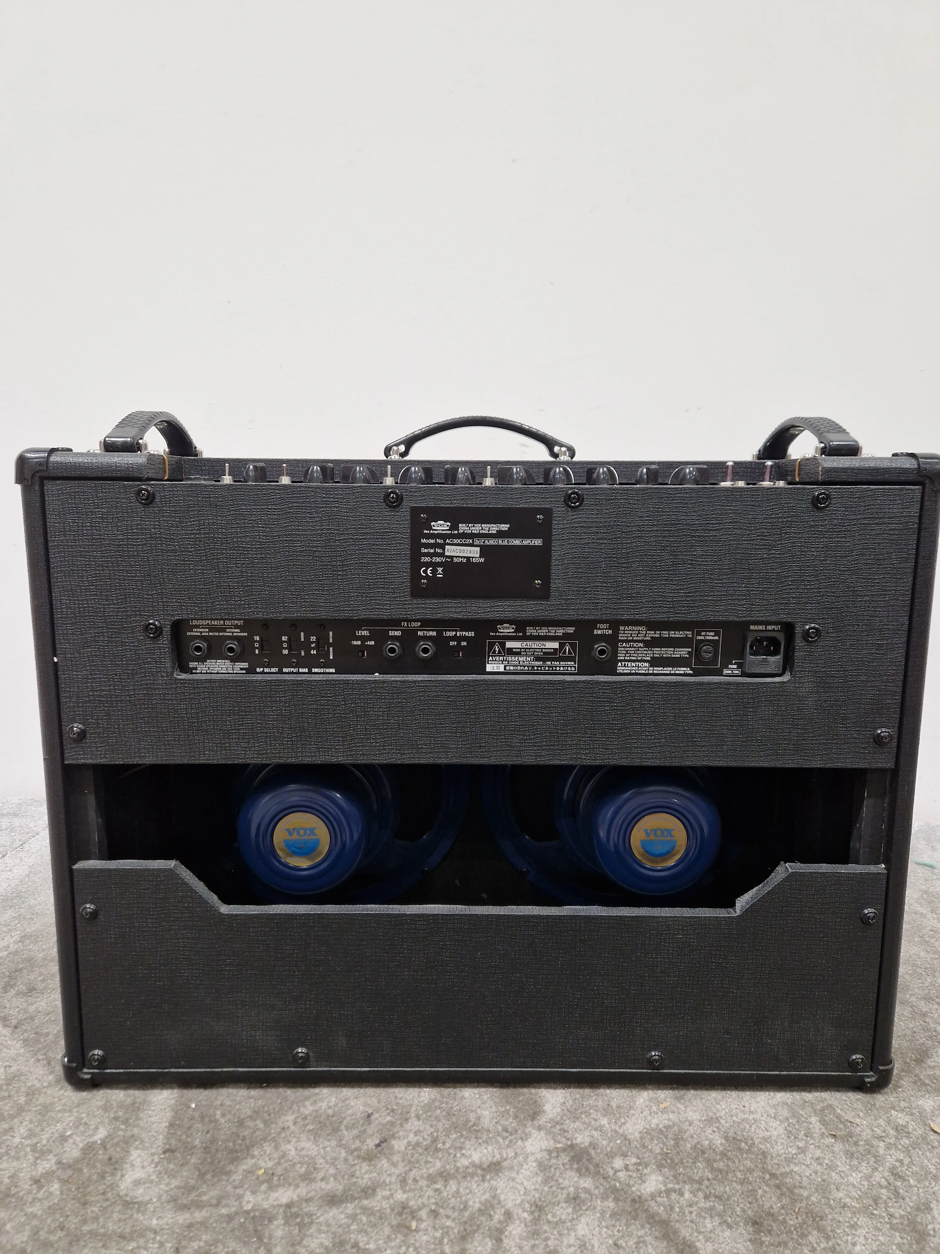 Vox AC30CC2X - Guitar Amplifier - 2x12" Alnico Blue Combo - Excellent w/ Footswitch & Cables - Image 11