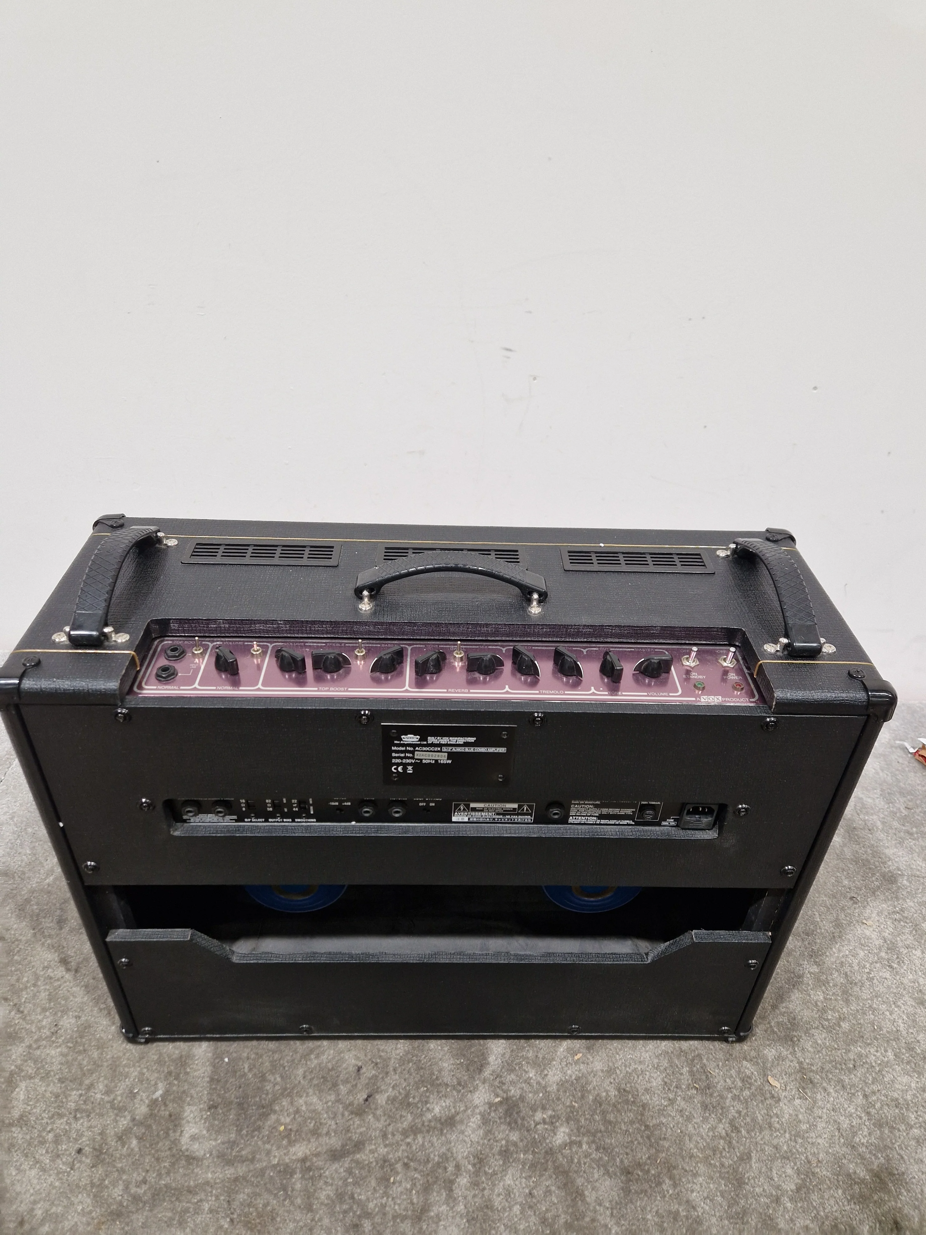 Vox AC30CC2X - Guitar Amplifier - 2x12" Alnico Blue Combo - Excellent w/ Footswitch & Cables - Image 18
