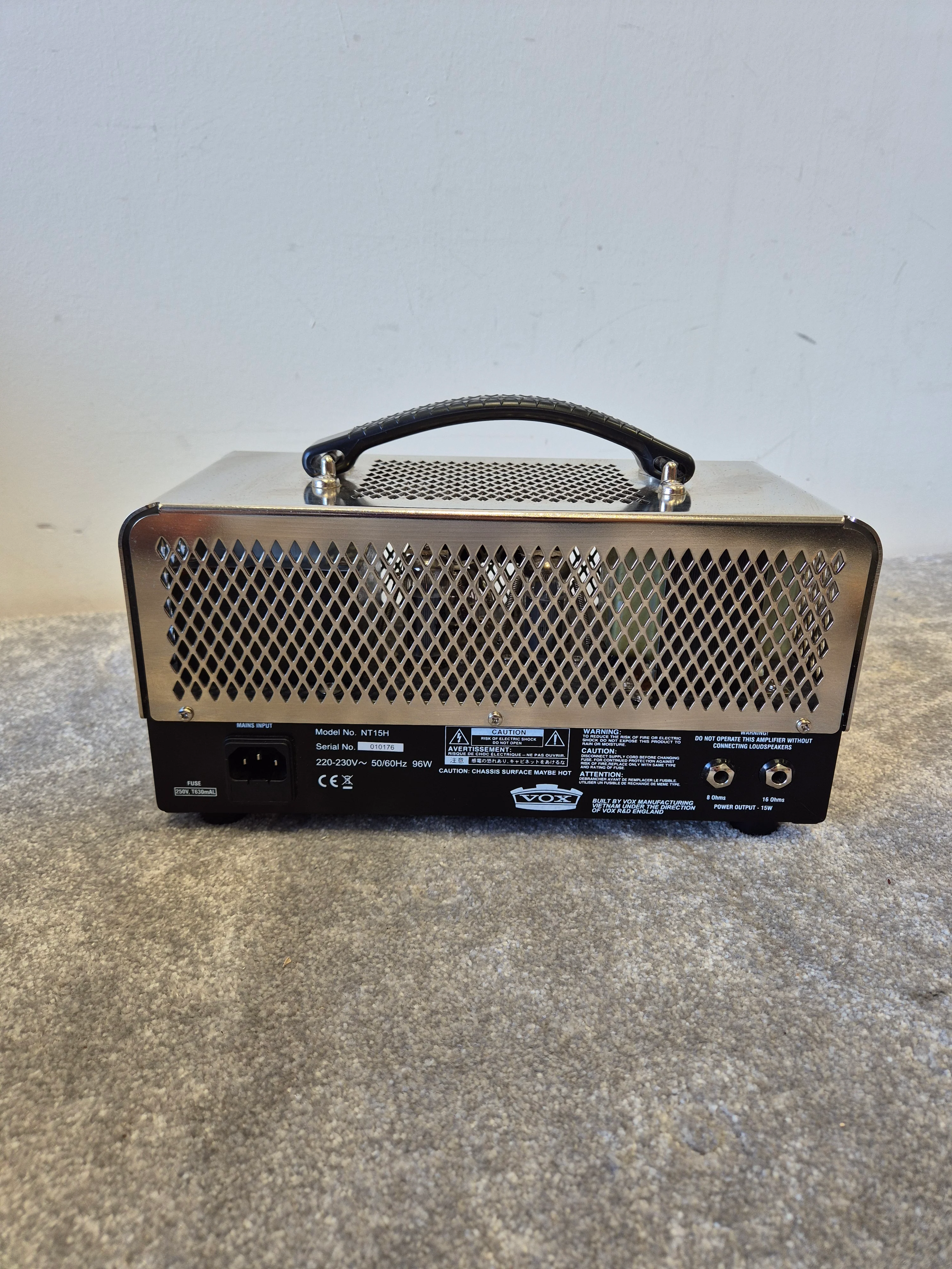 Vox Night Train Guitar Amp Head – All-Tube 15W - w/ Soft Bag - Very Good - Image 7