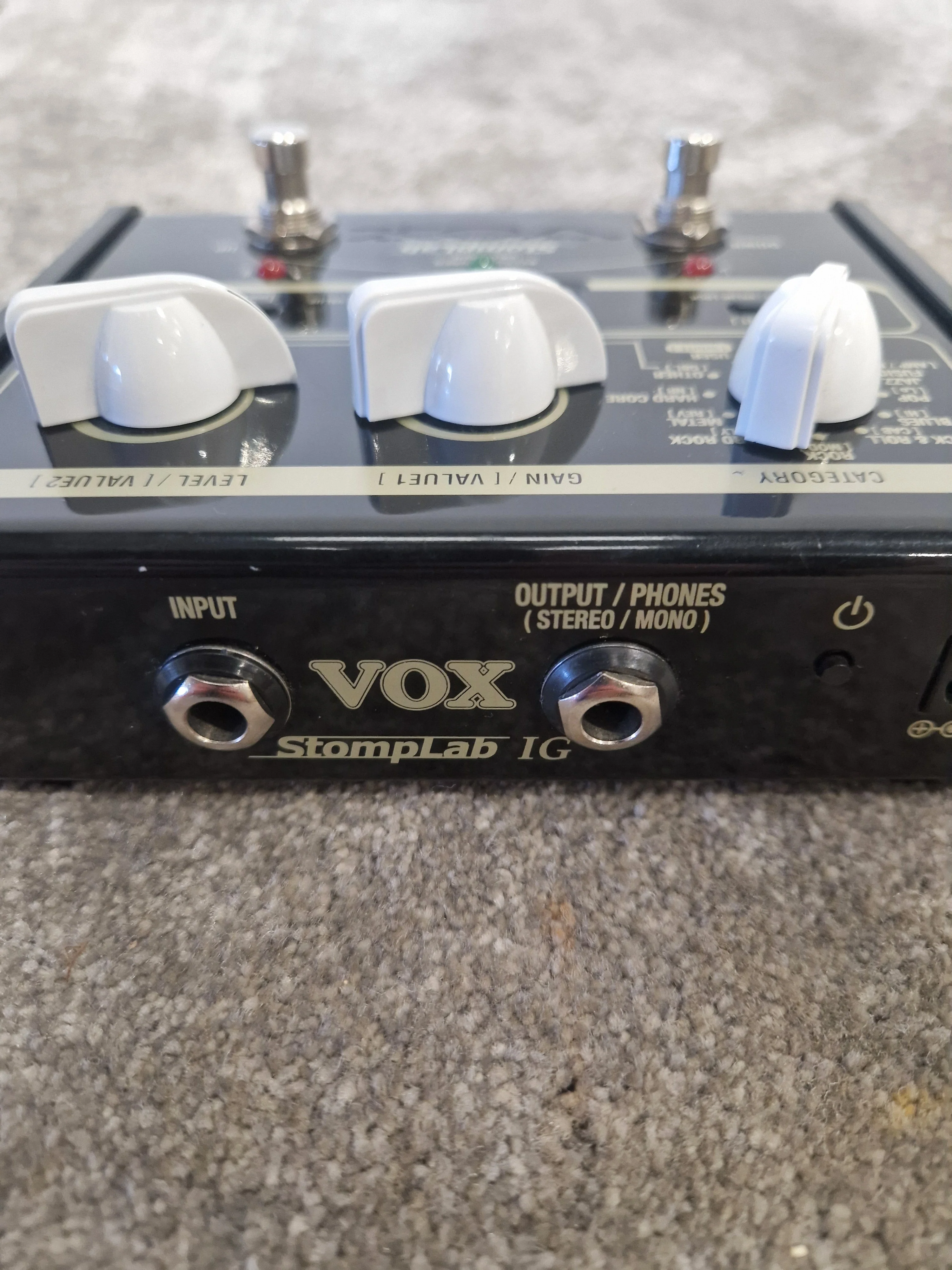 Vox StompLab SL1G - Multi-Effects Pedal - Black - Excellent - Image 13