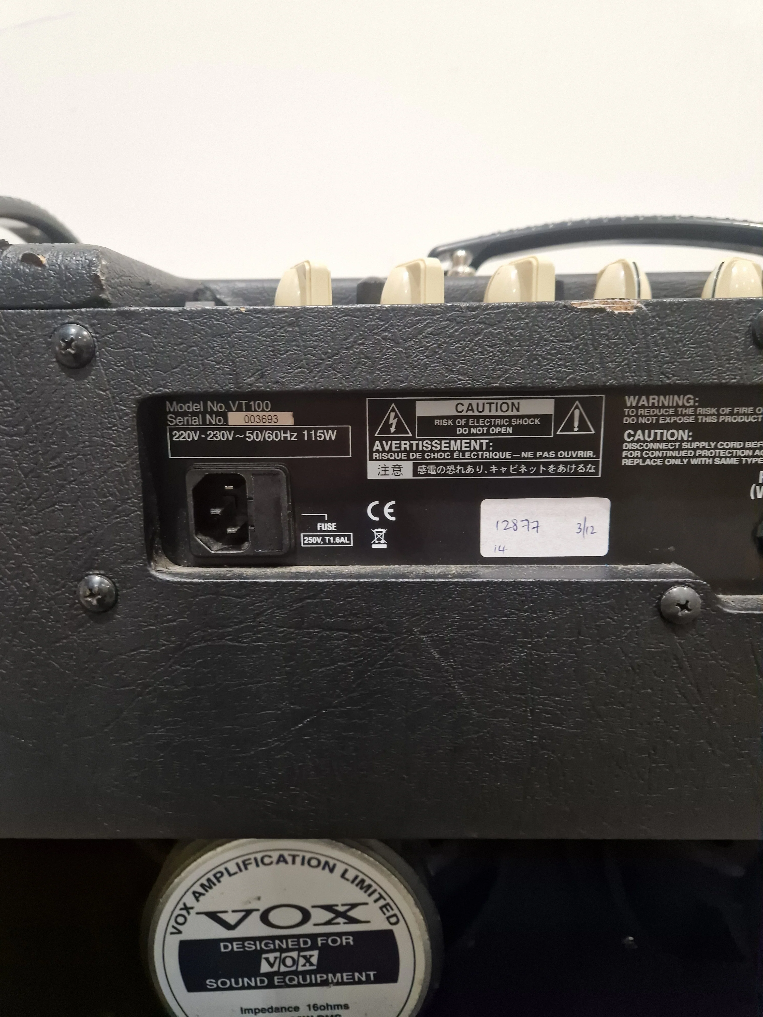 Vox VT-100 - 100W Modeling Amp - Spares or Repair - Image 13