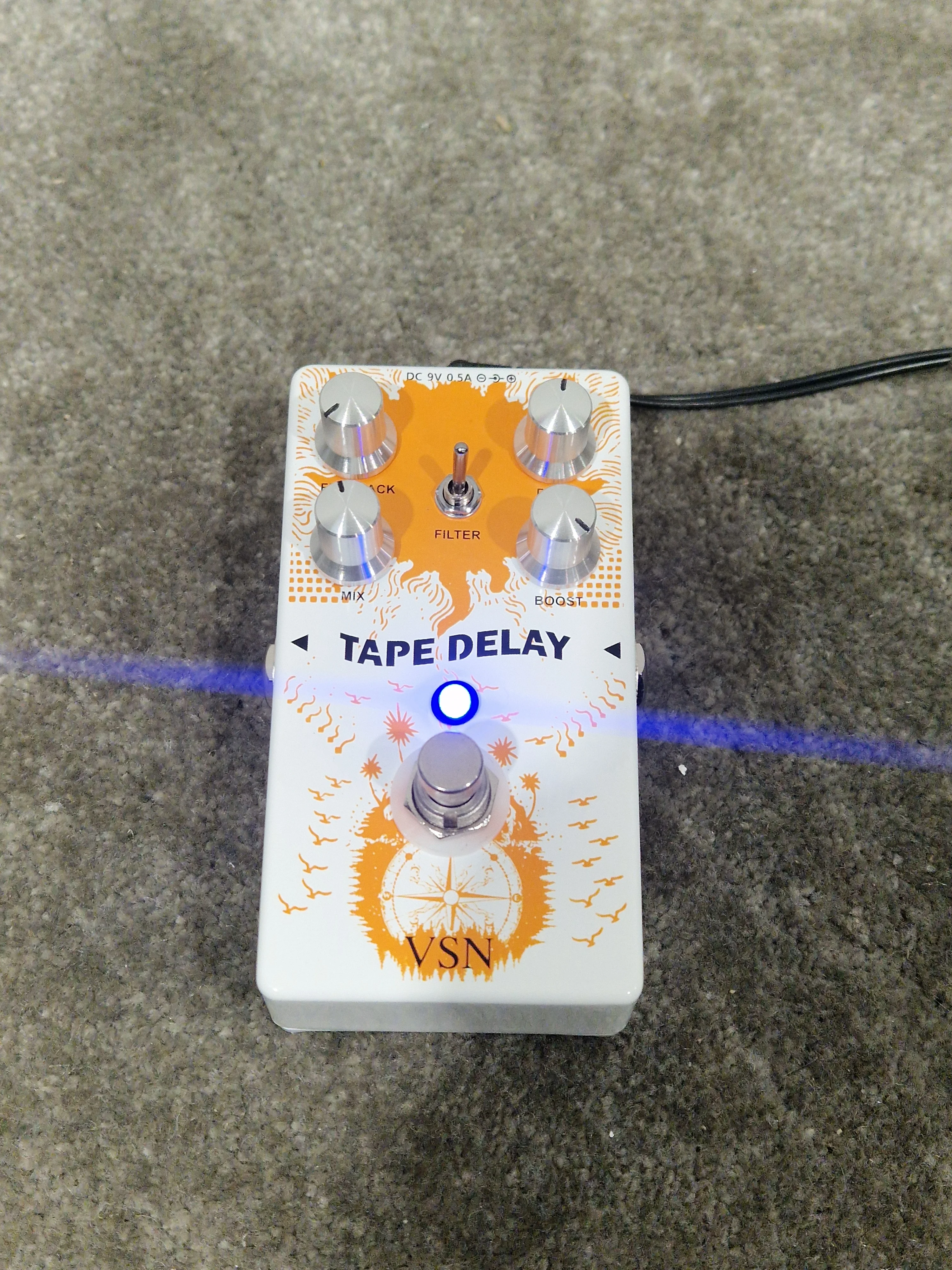 VSN Tape Delay Effects Pedal - Vintage Sound - Excellent w/ Power Supply - Image 11
