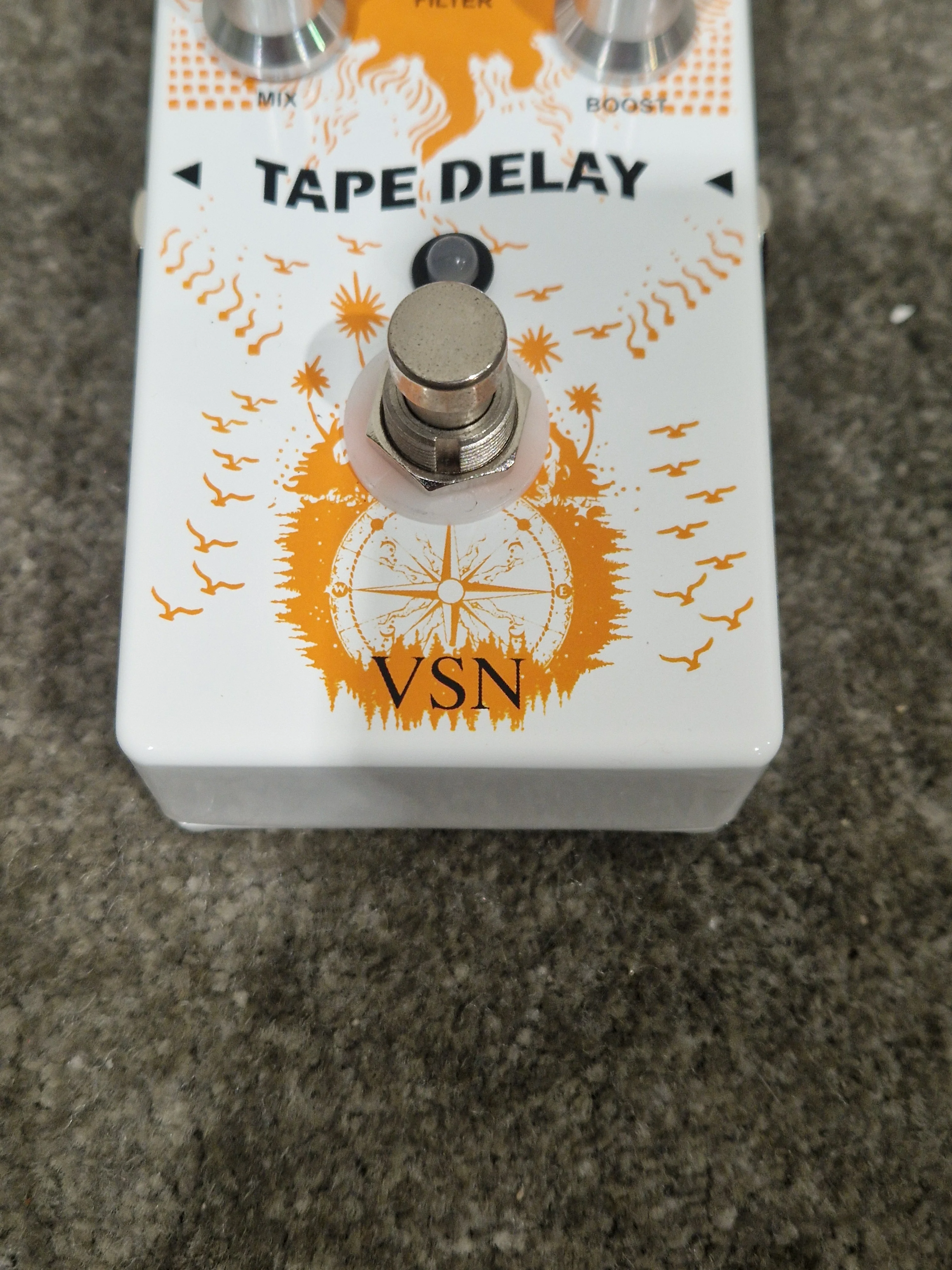 VSN Tape Delay Effects Pedal - Vintage Sound - Excellent w/ Power Supply - Image 2