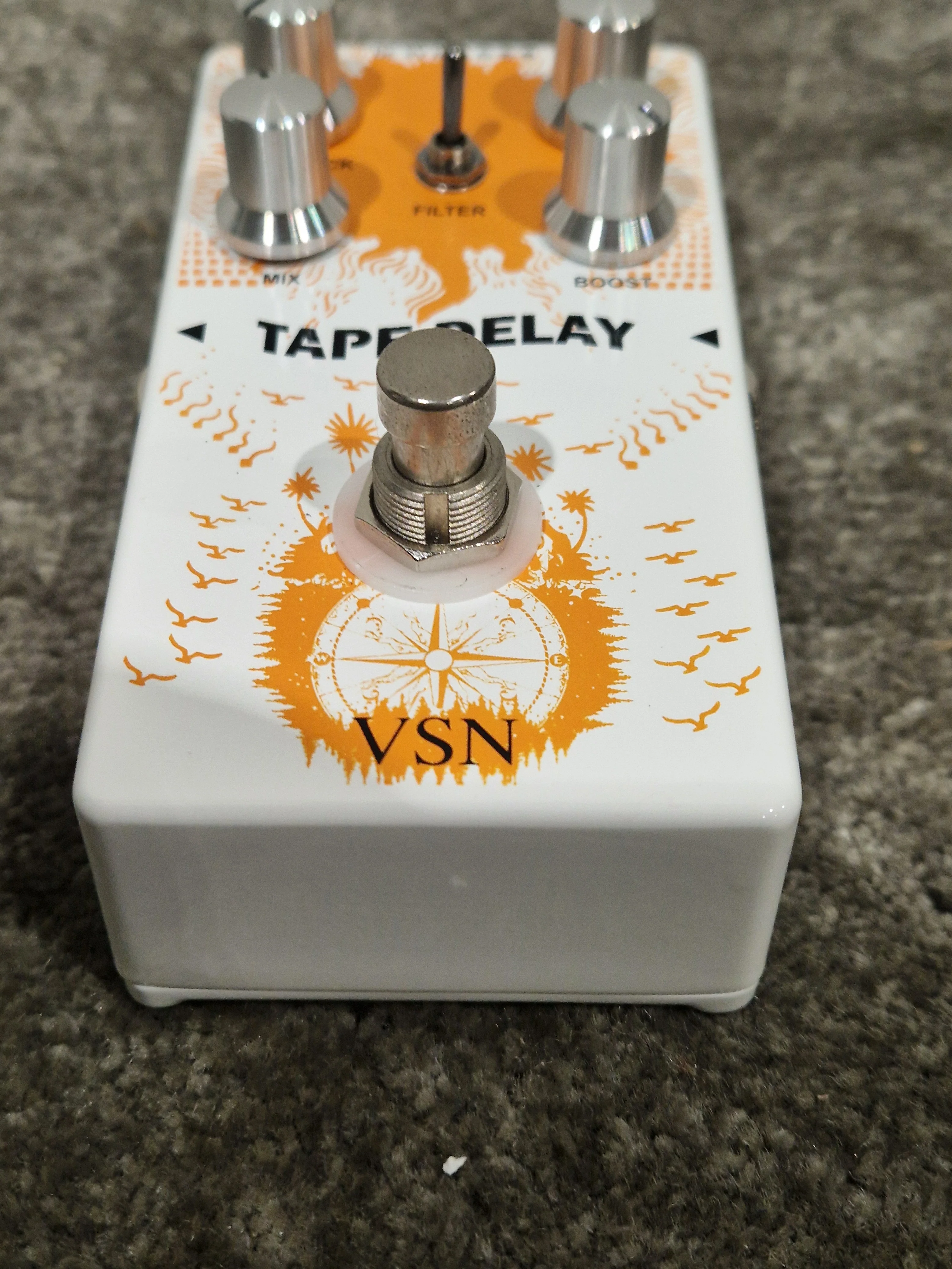 VSN Tape Delay Effects Pedal - Vintage Sound - Excellent w/ Power Supply - Image 8